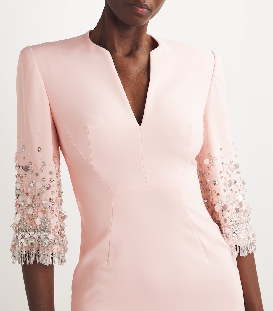 Crepe Embellished Ruth Gown BUNNY 494 Image 6