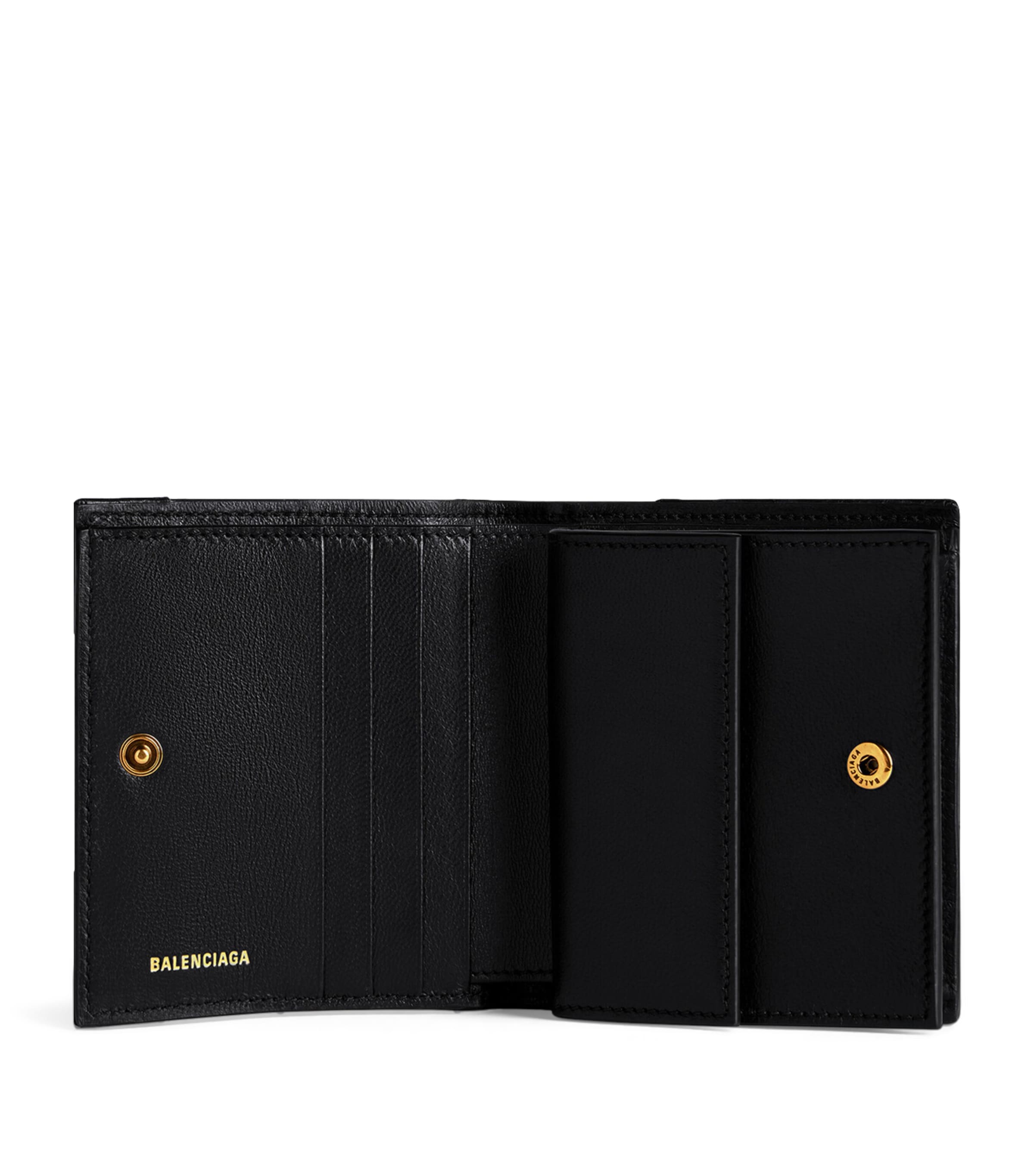 Leather Crush Folded Card Holder 1000 Image 3