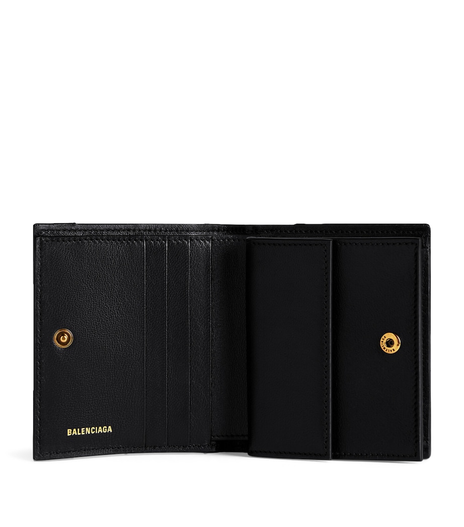 Leather Crush Folded Card Holder 1000 Image 3