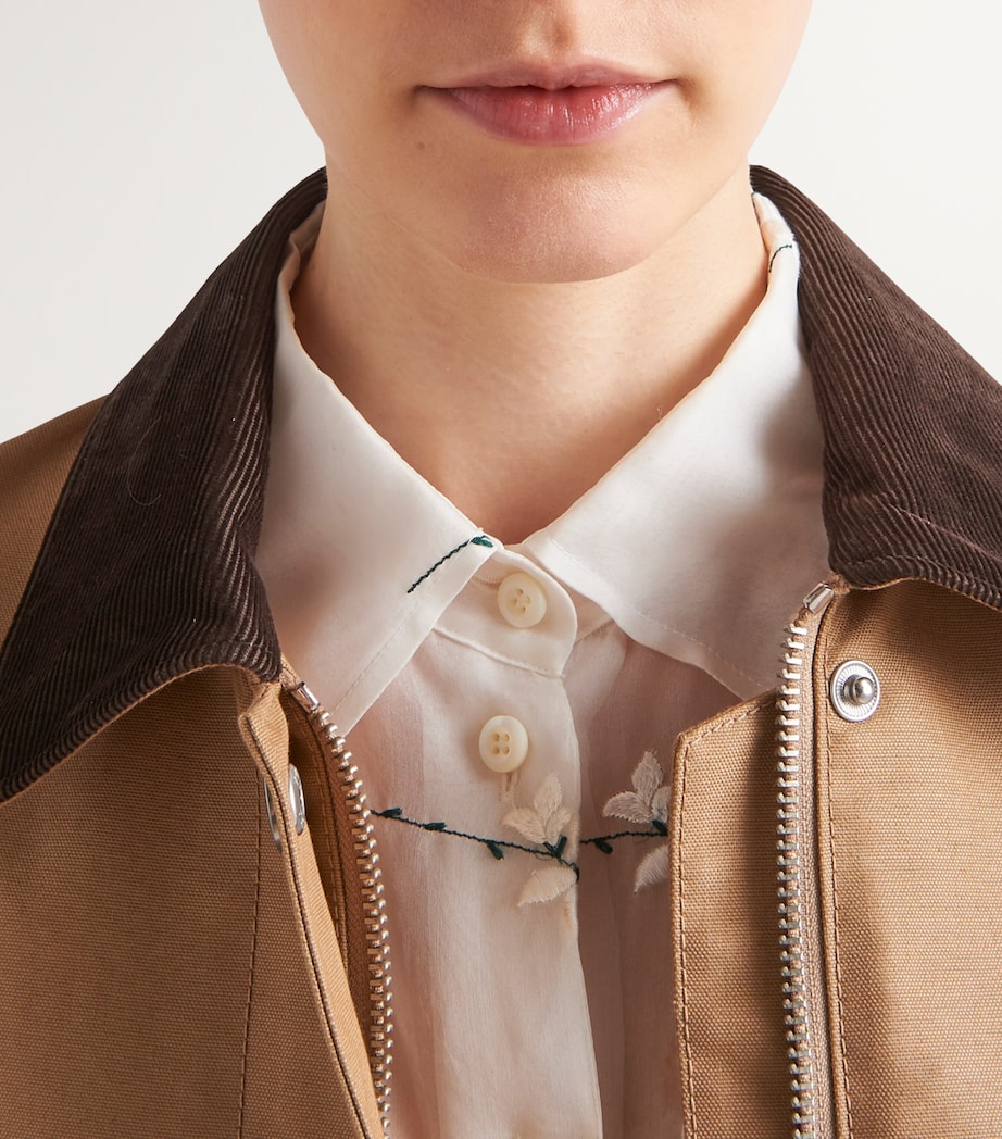 Technical Canvas Triangle Jacket F0040 Image 6