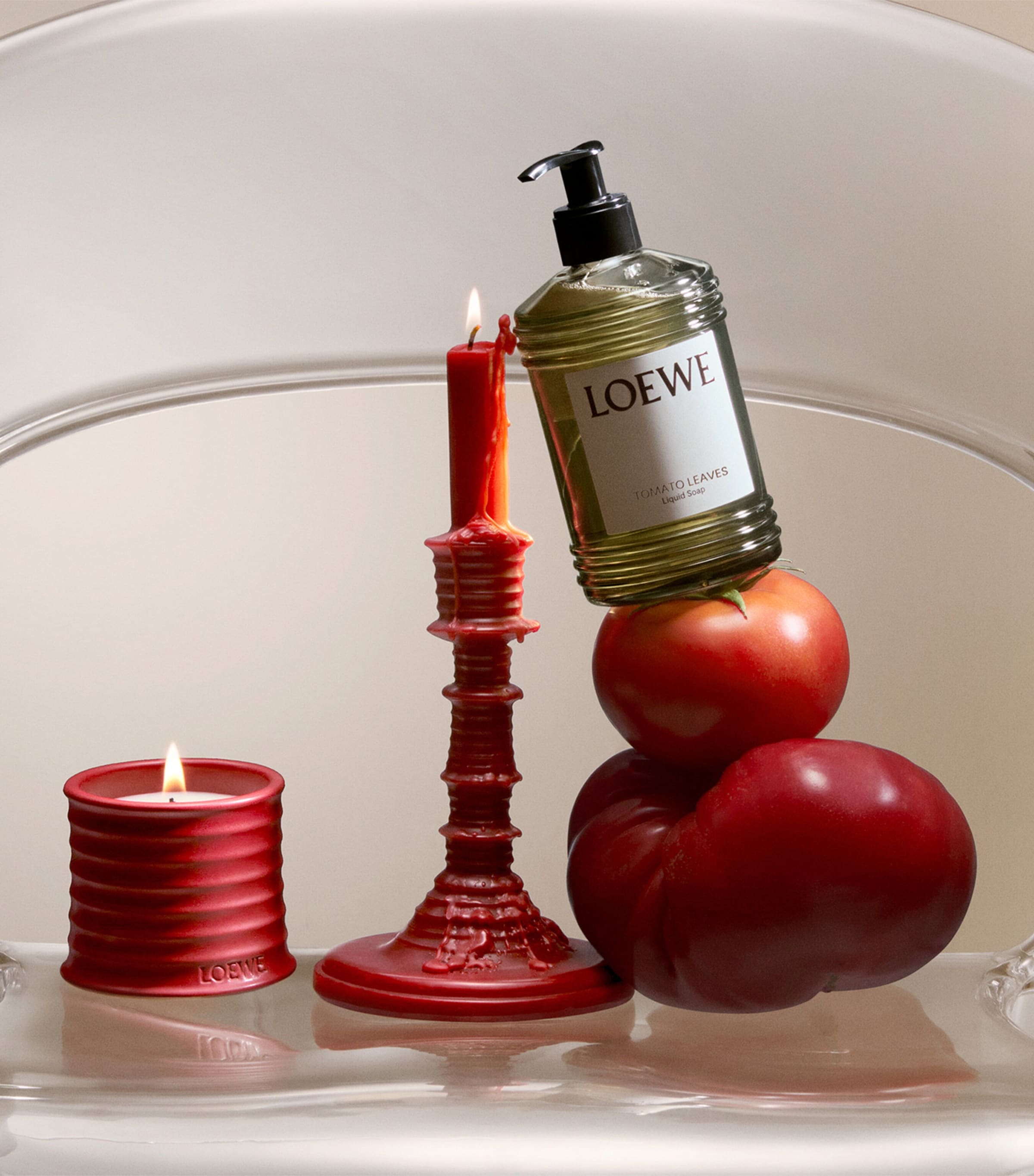 LOEWE Perfumes Small Tomato Leaves Candle (170g) | Harrods US