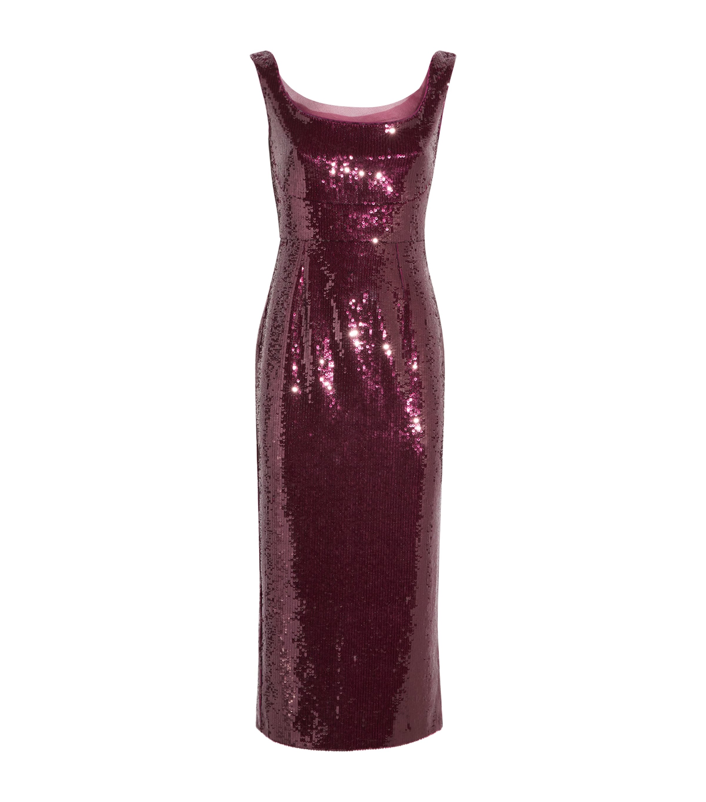 【Roland Mouret】 Sequinミディスカート Roland Mouret Sequin-Embellished Midi Dress | Harrods CA