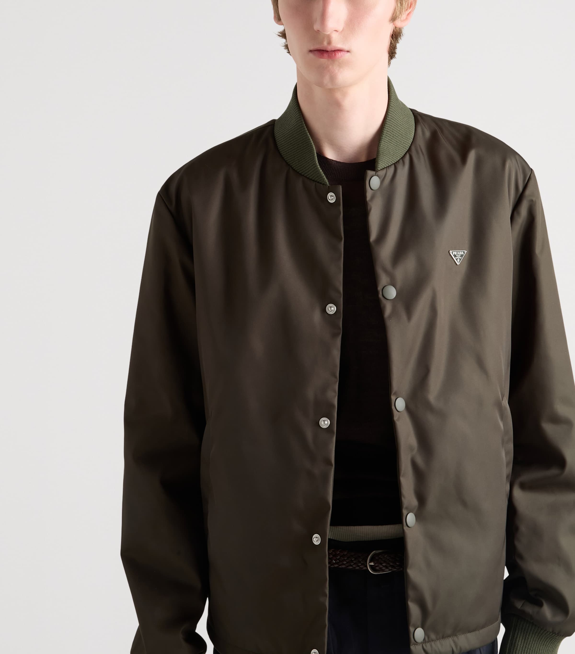 Re-Nylon Bomber Jacket F0Z58 Image 3