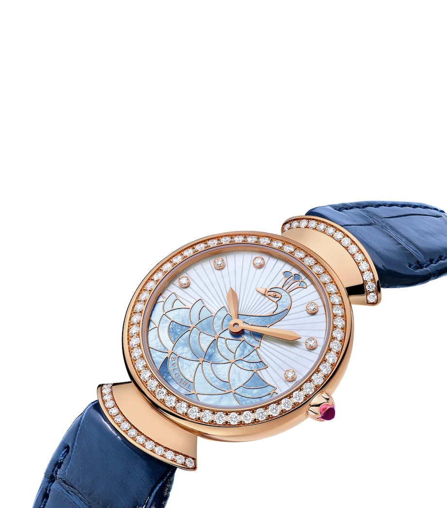 Rose Gold and Diamond Divas' Dream Watch 33mm MOTHER OF PEARL Image 5