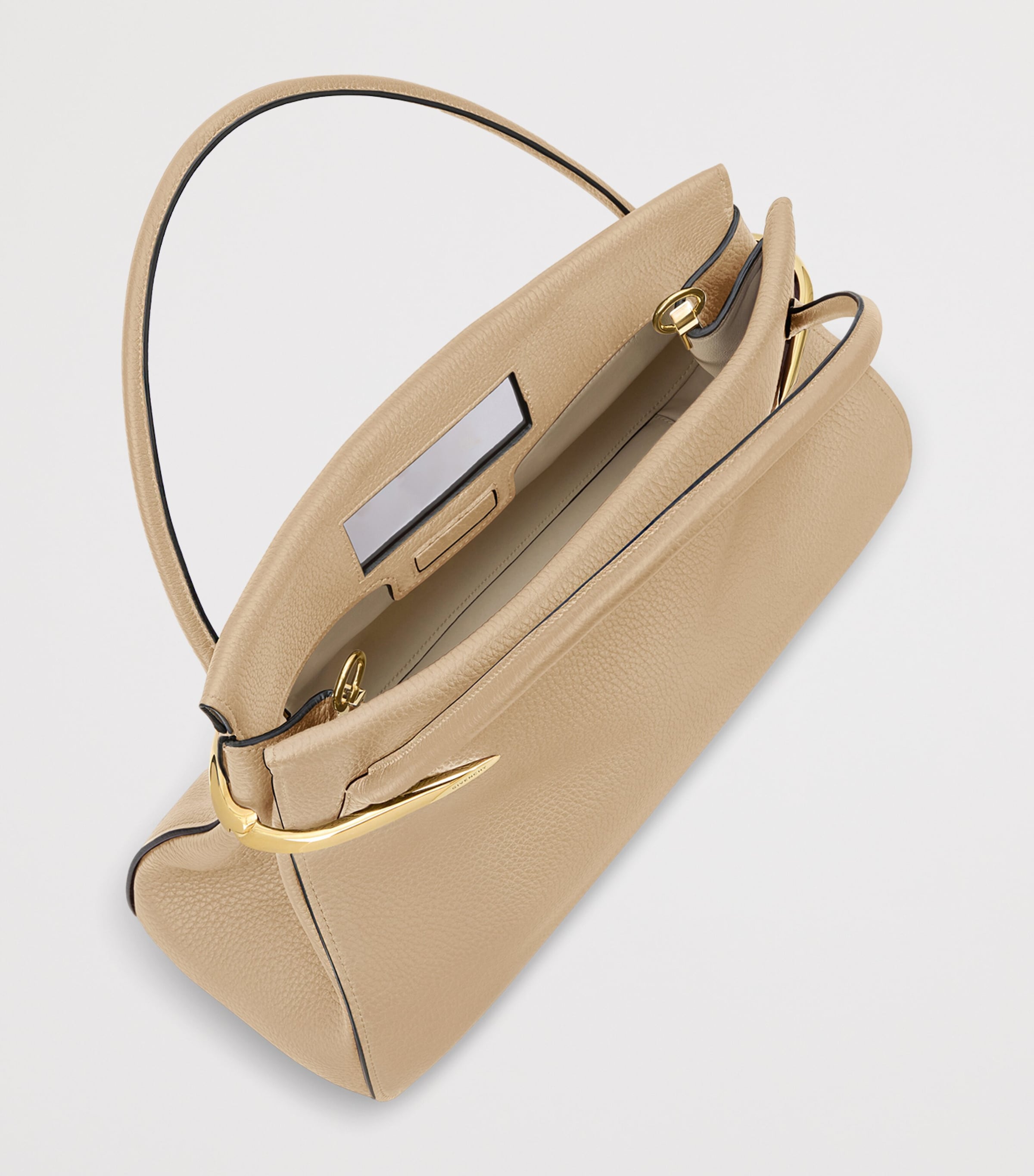 Givenchy Medium Leather Pinch Top-Handle Bag Image 5