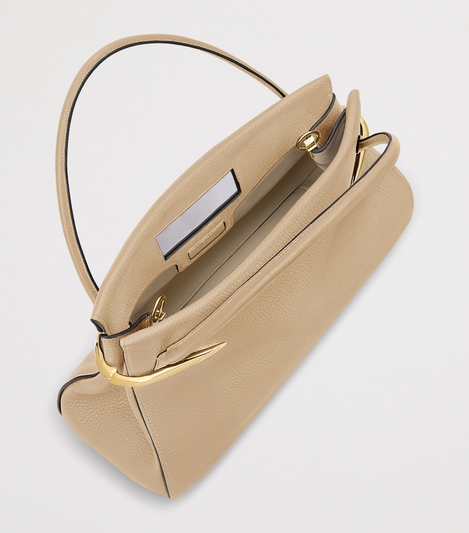 Givenchy Medium Leather Pinch Top-Handle Bag Image 5