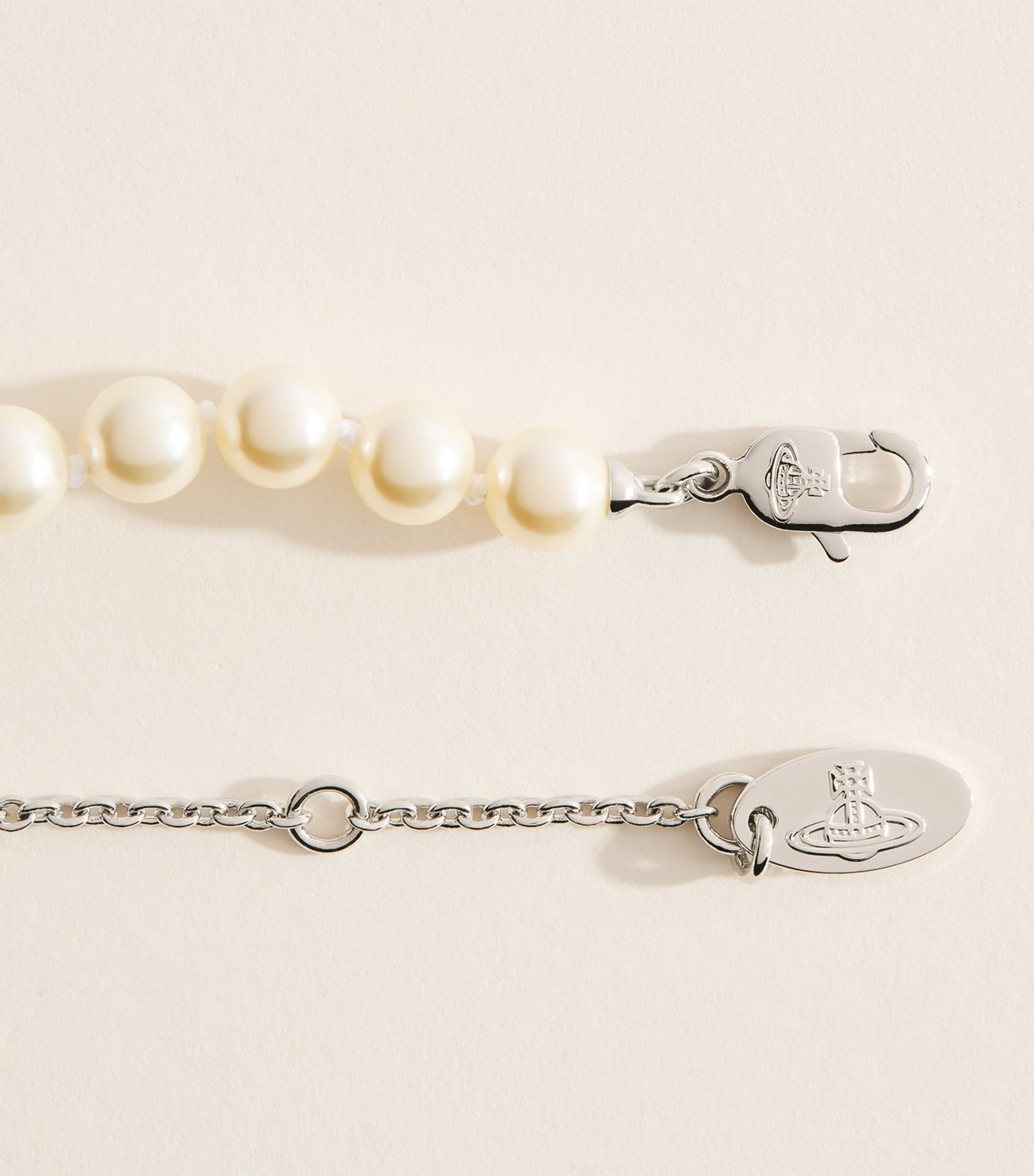 Vivienne Westwood Faux Pearl Lucrece Choker Pl/lt Cr Rs/wht Image 4
