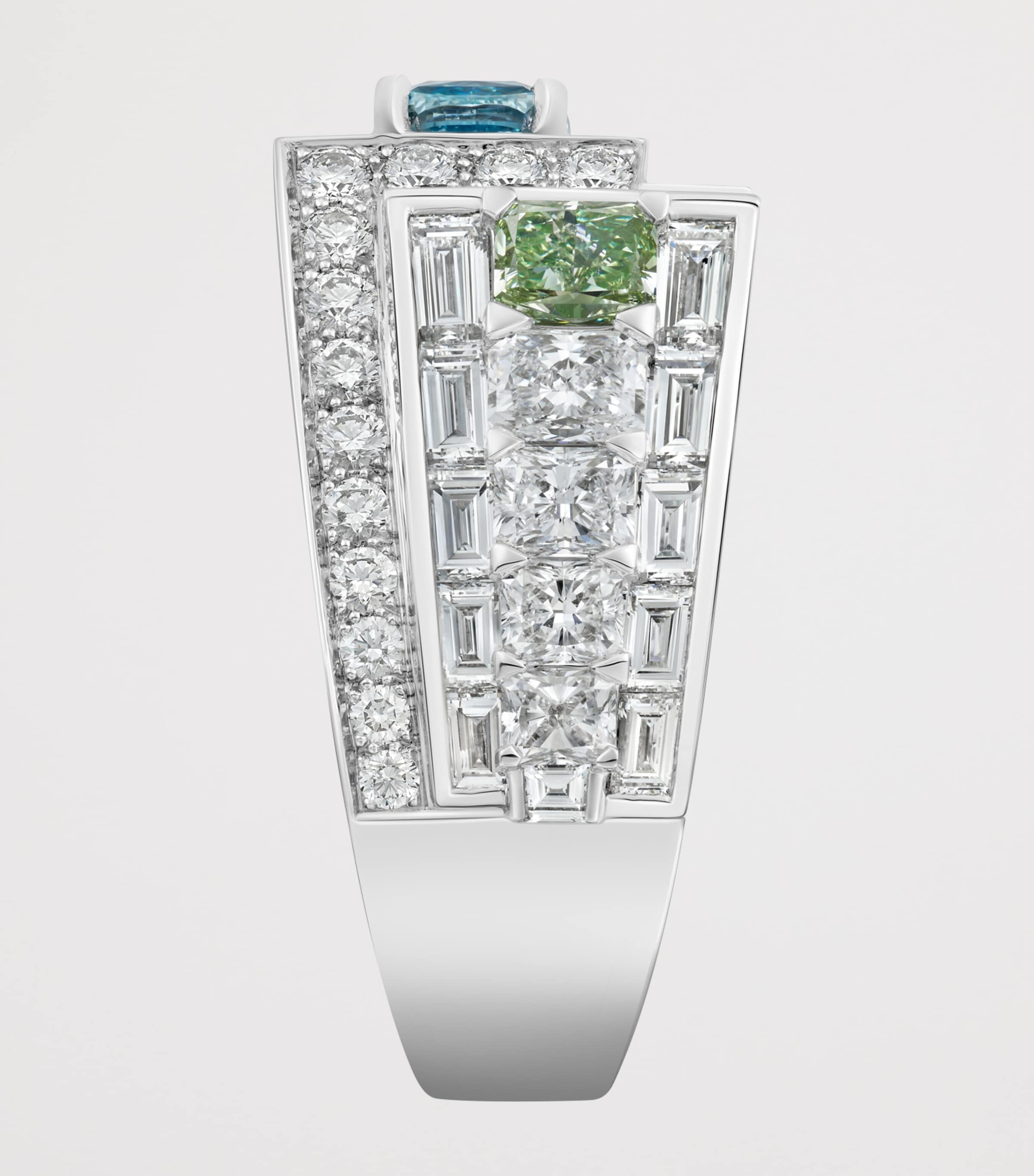 Cartier Platinum and Diamond Kinko Ring Platinum Image 5