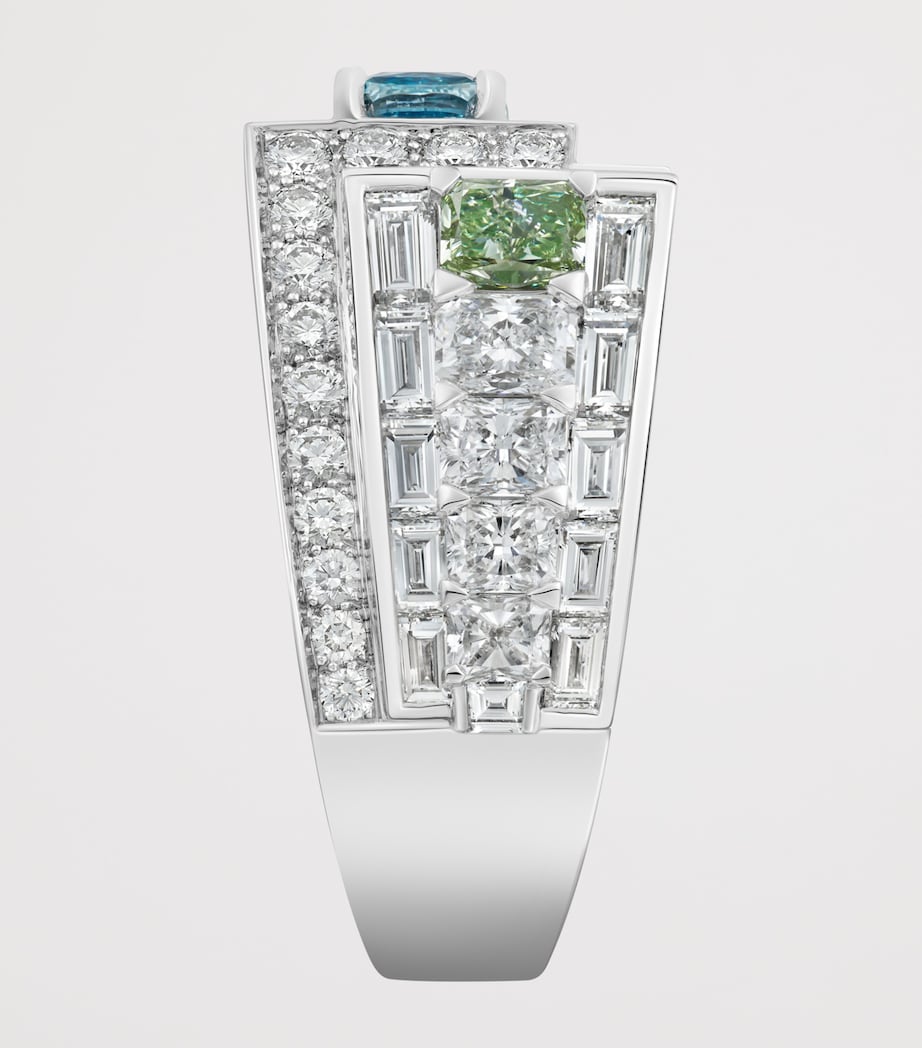 Cartier Platinum and Diamond Kinko Ring Platinum Image 5