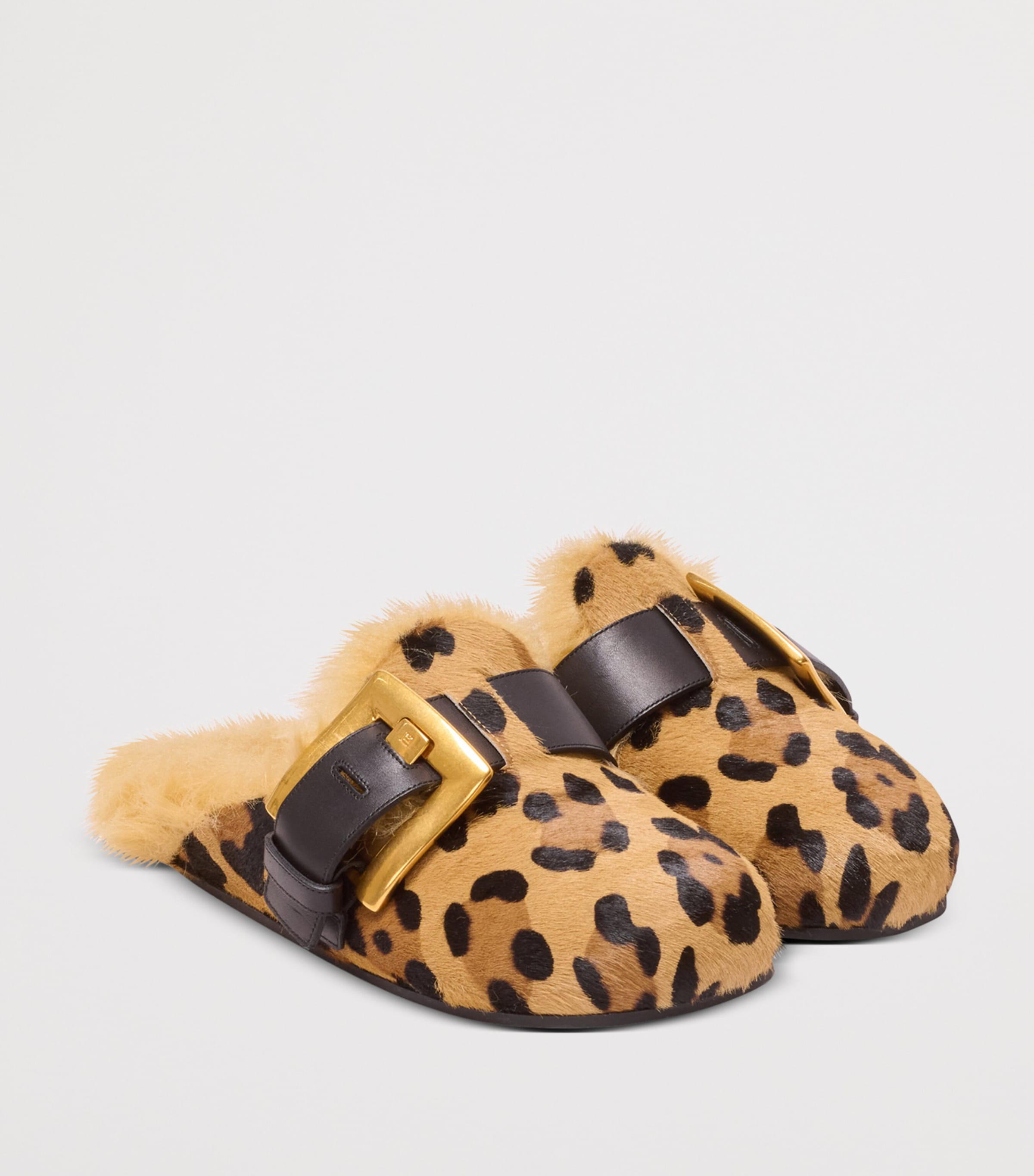 Leather Leopard Anthem Clogs WKS MULTI/ NOIR Image 6