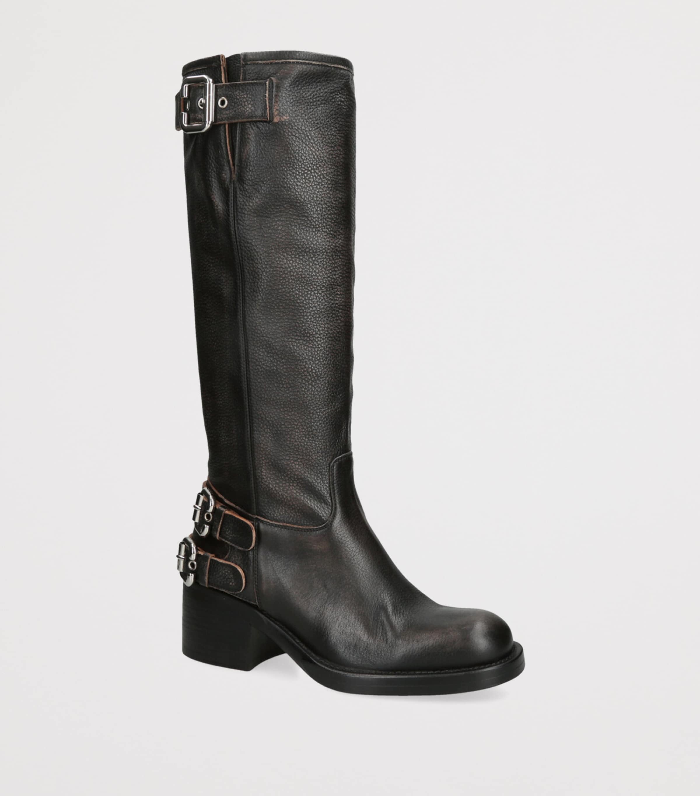 ブーツその他 CHLOE DAKOTA SMOOTH LEATHER BIKER BOOTS CHLOÉ Dakota buckled leather ankle boots | NET-A-PORTER