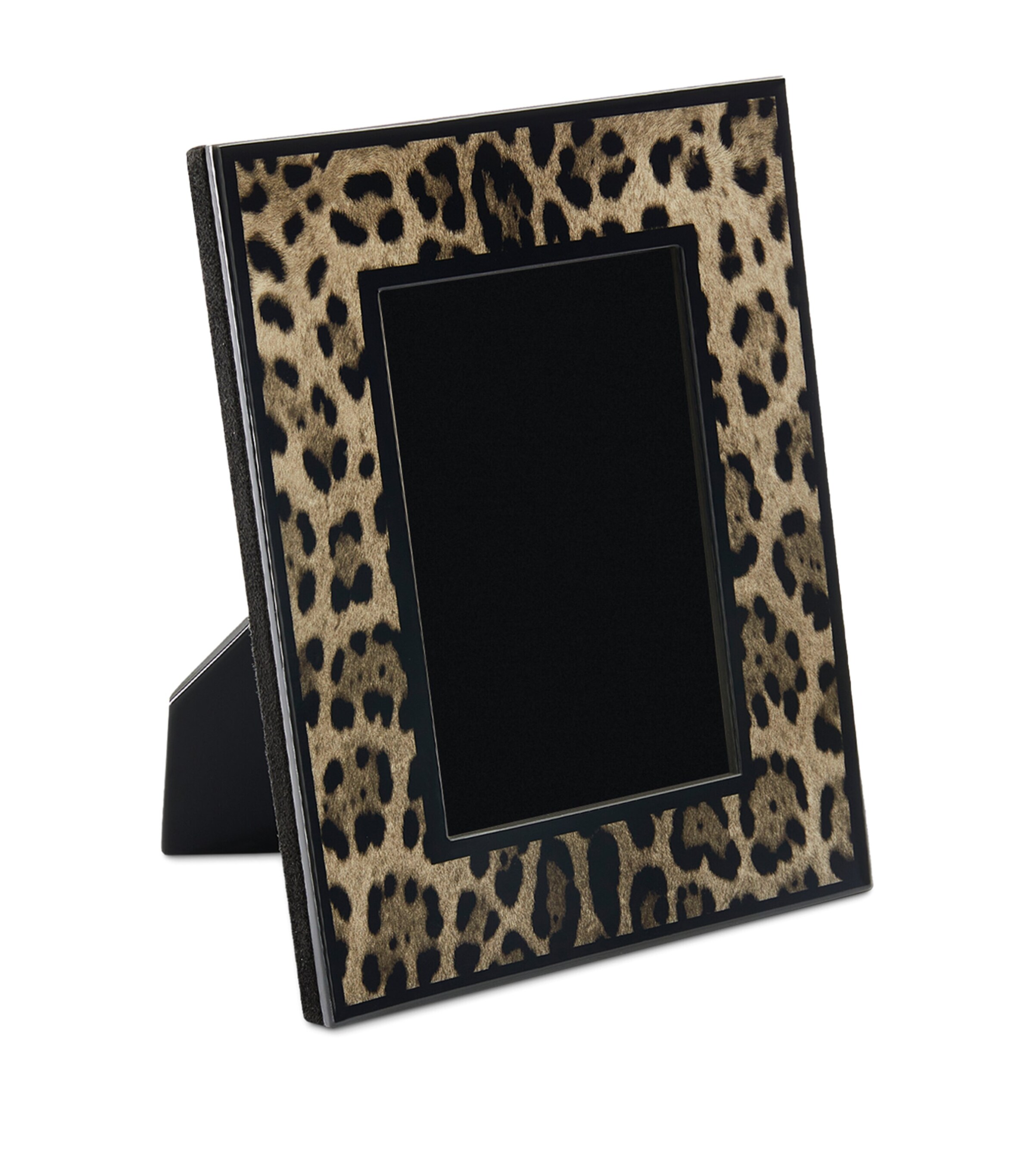 Dolce&Gabbana Casa Lacquered Wood Leopardo Photo Frame (8.7" x 6.7") Leopardo Image 3