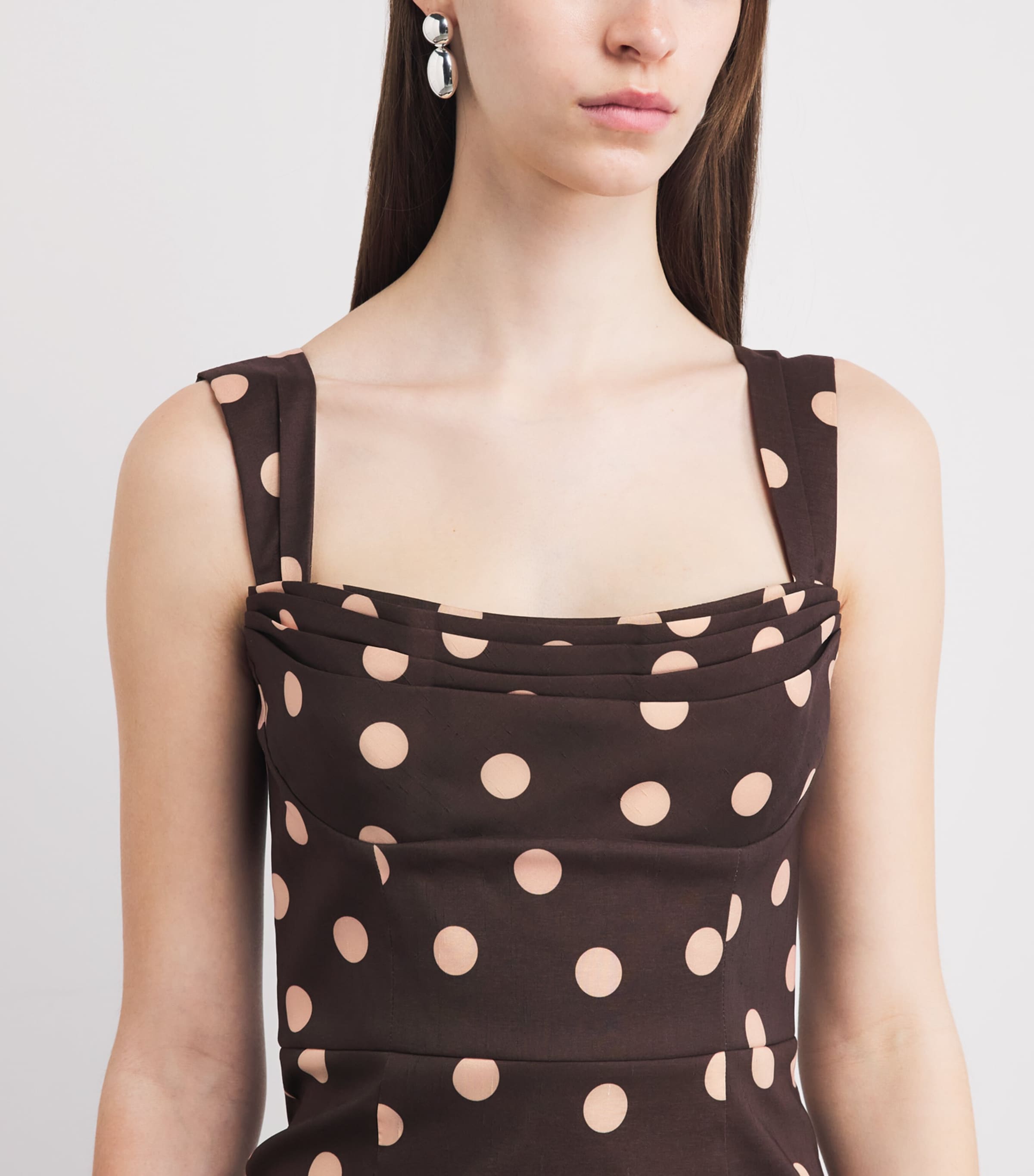 Rebecca Vallance Womens Polka Dot Vivianne Mini Dress Polka Dot Image 5