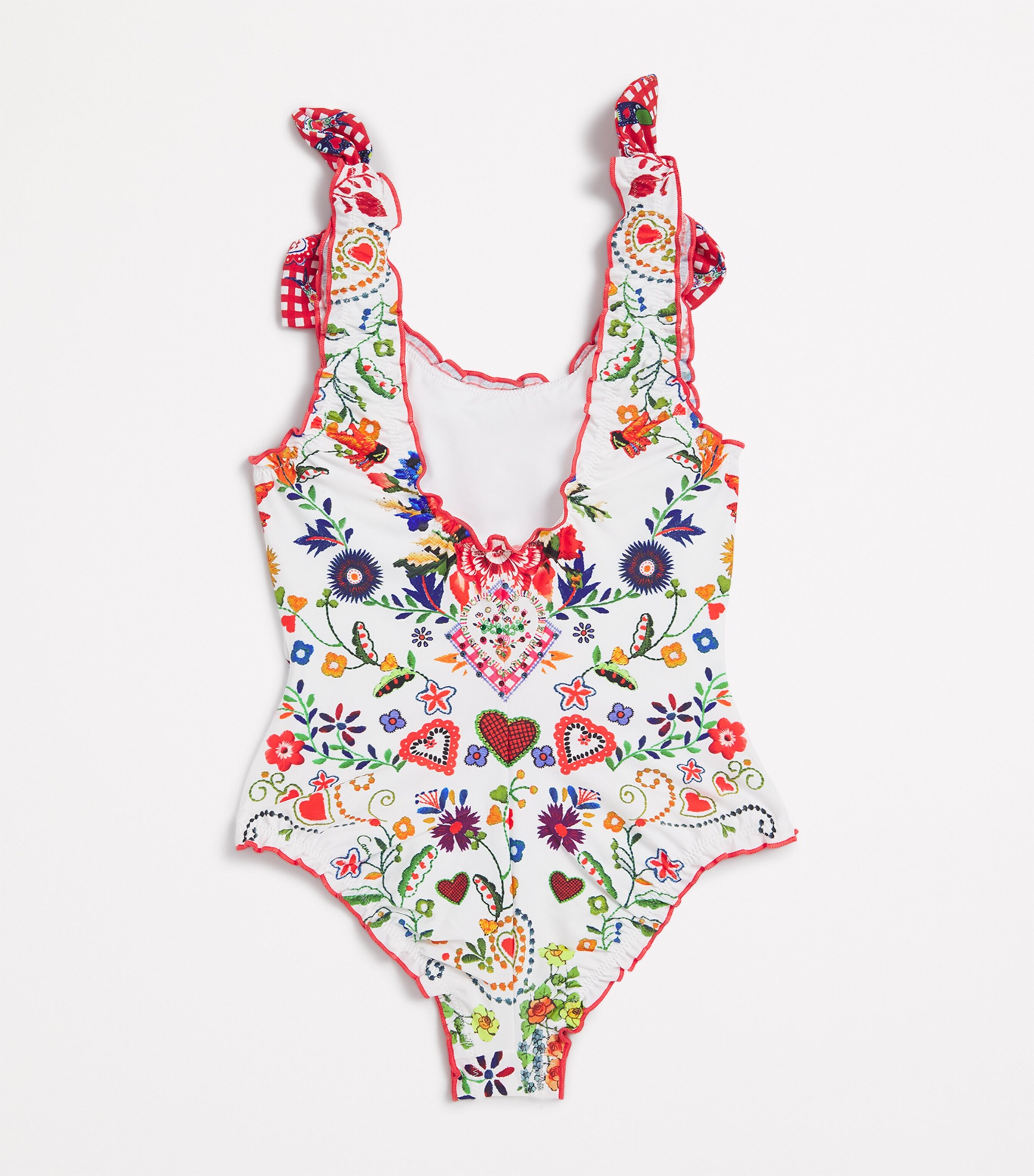 Embellished Faith, Luck & Justice Swimsuit (4-10 Years) FATHJUST Image 2