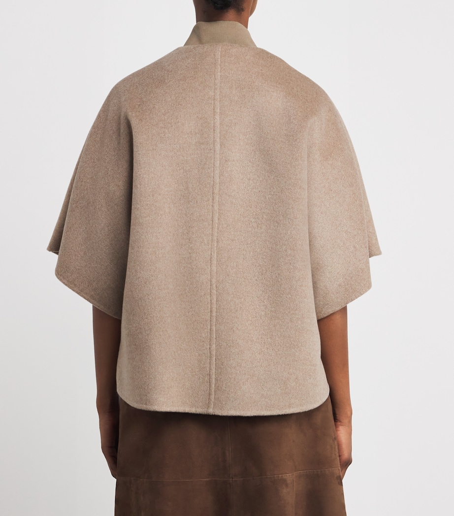 Cashmere Cape BEIGE Image 4