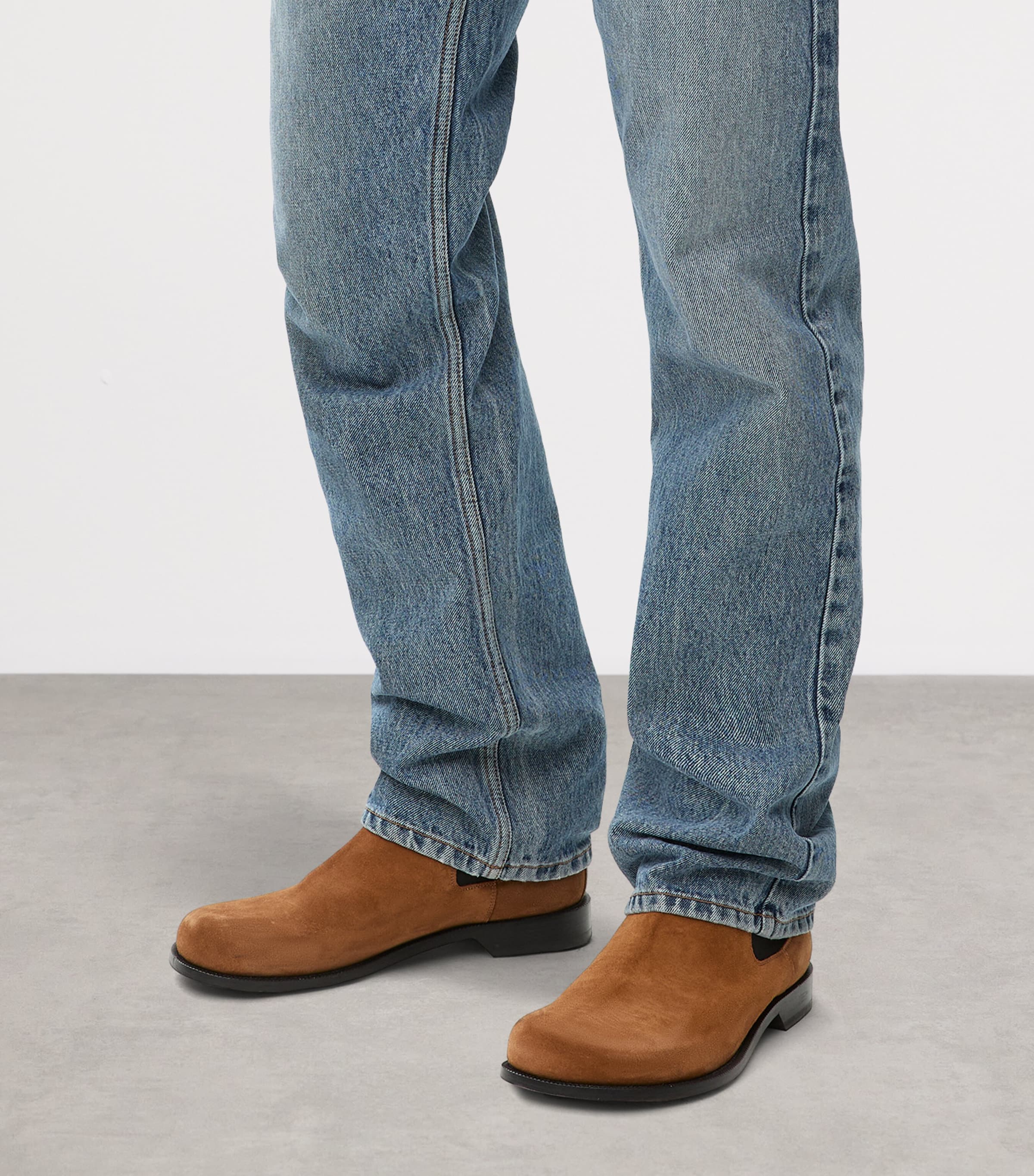 【りょ】LOEWE Leather Shoes ChelseaBoots Loewe: Men's Campo Chelsea Boot (Black) | DSMNY E-SHOP