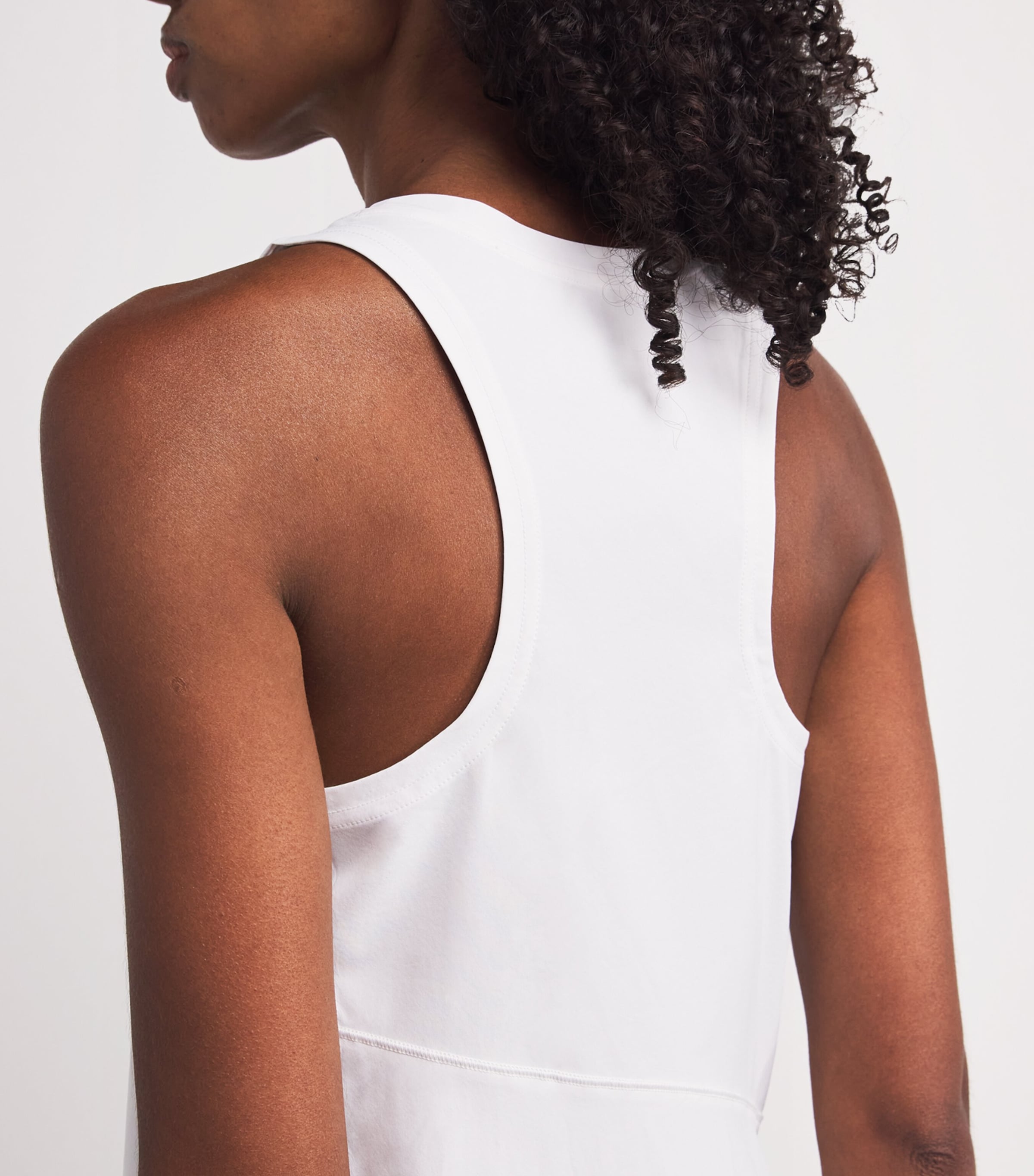 Court Mini Dress WHITE Image 6