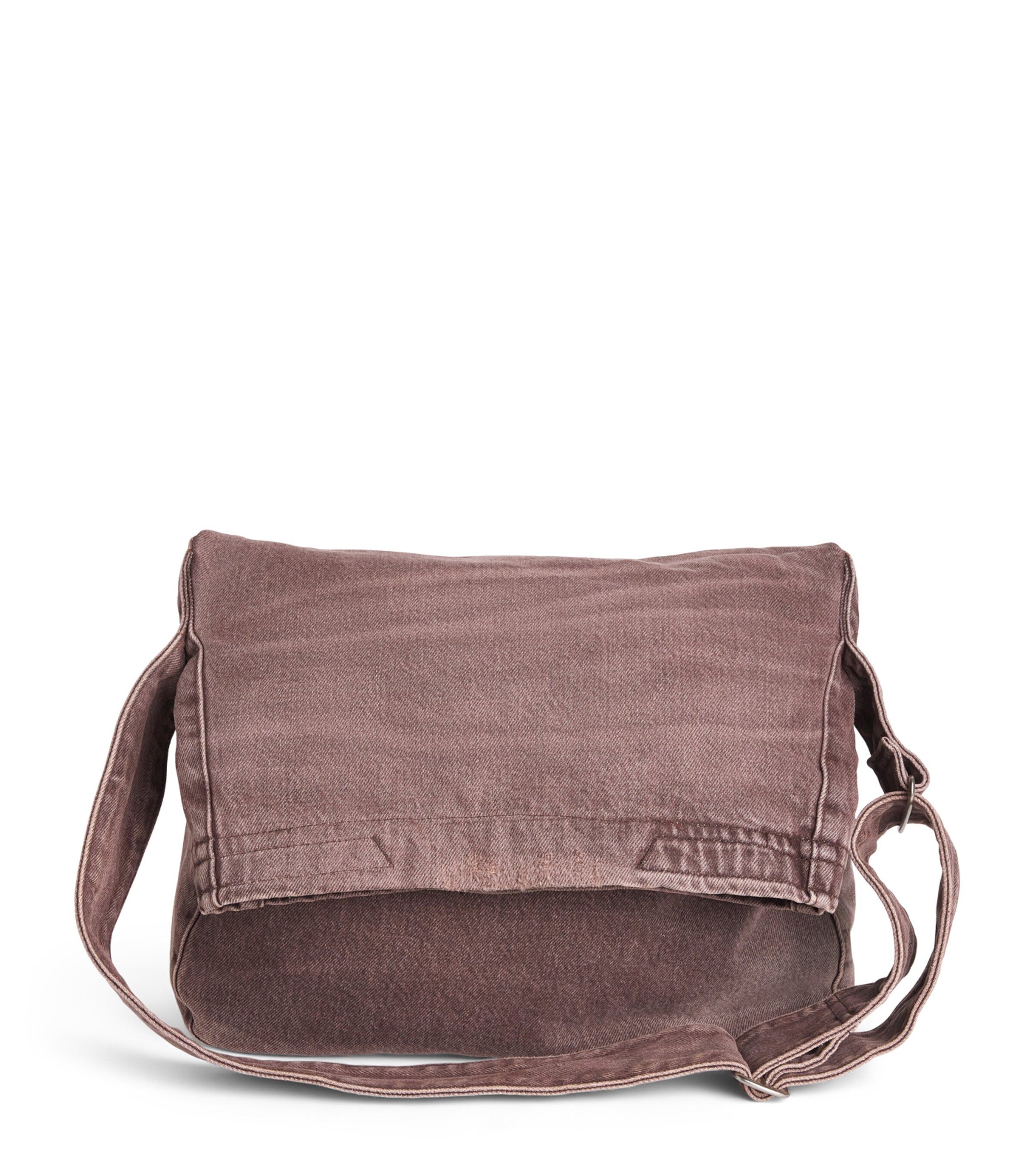 Our Legacy Organic Cotton Messenger Bag Overdyed Choco Melon Image 1