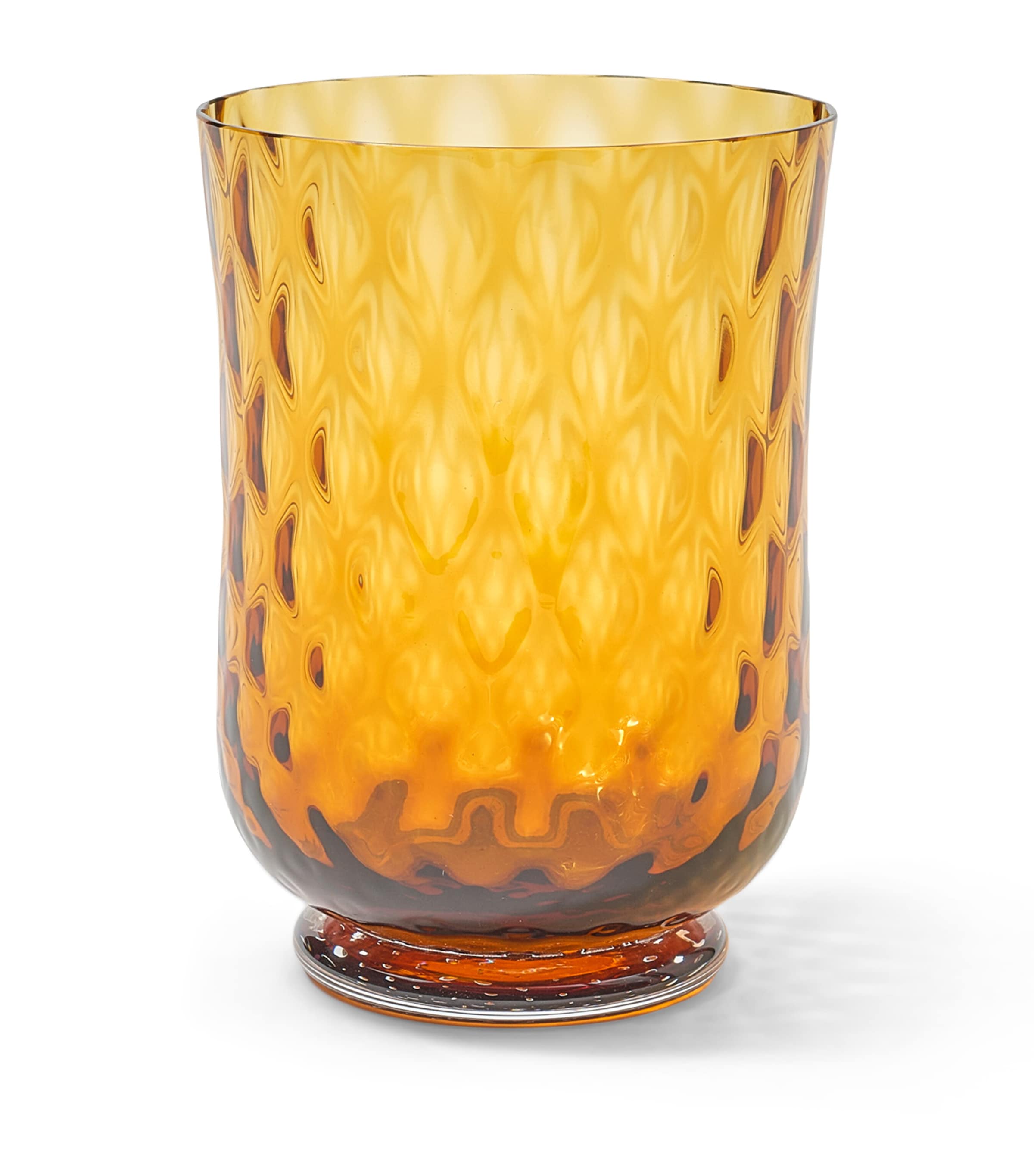 Cabana Magazine Murano Glass Balloton Tumbler In Yellow