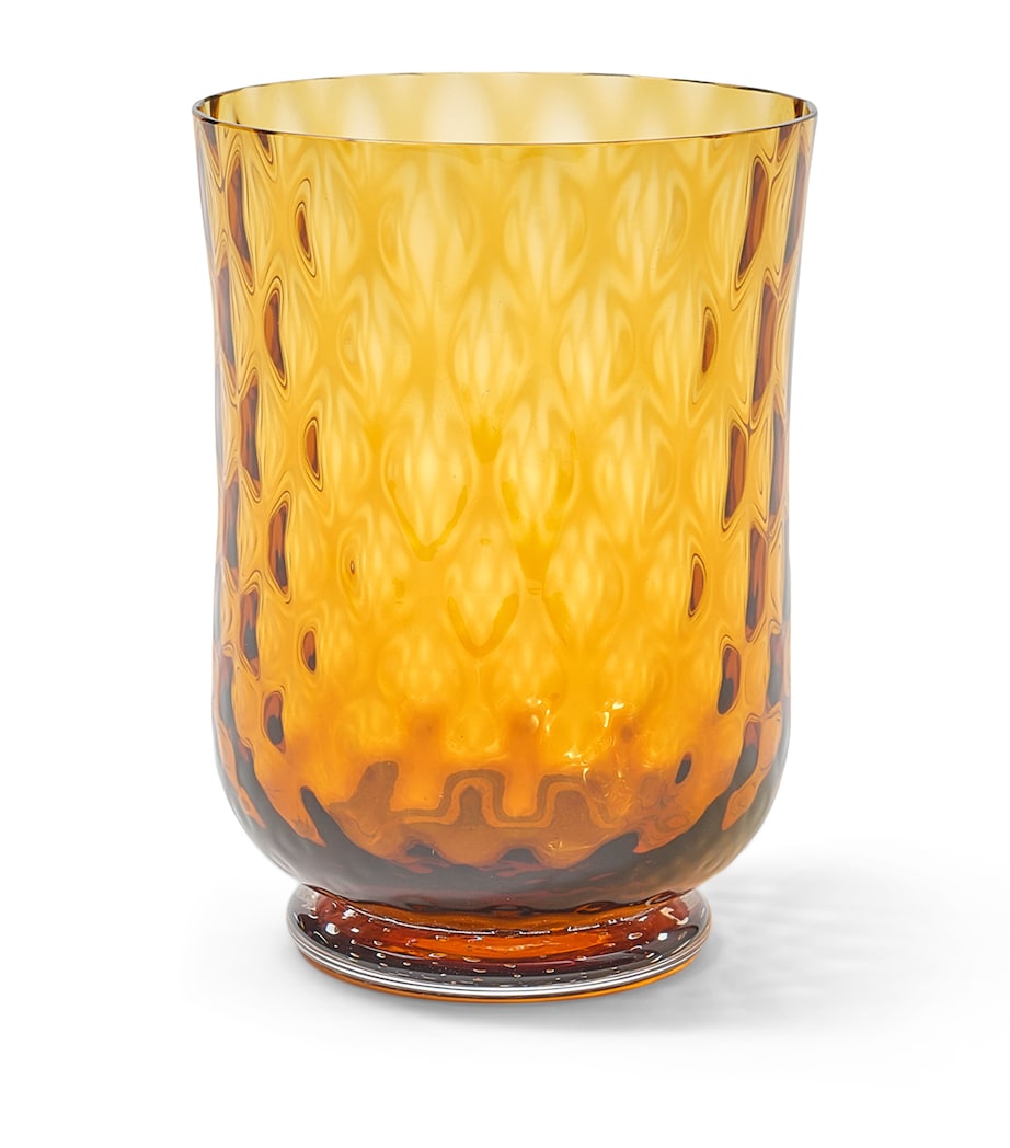 Murano Glass Balloton Tumbler AMBER Image 1