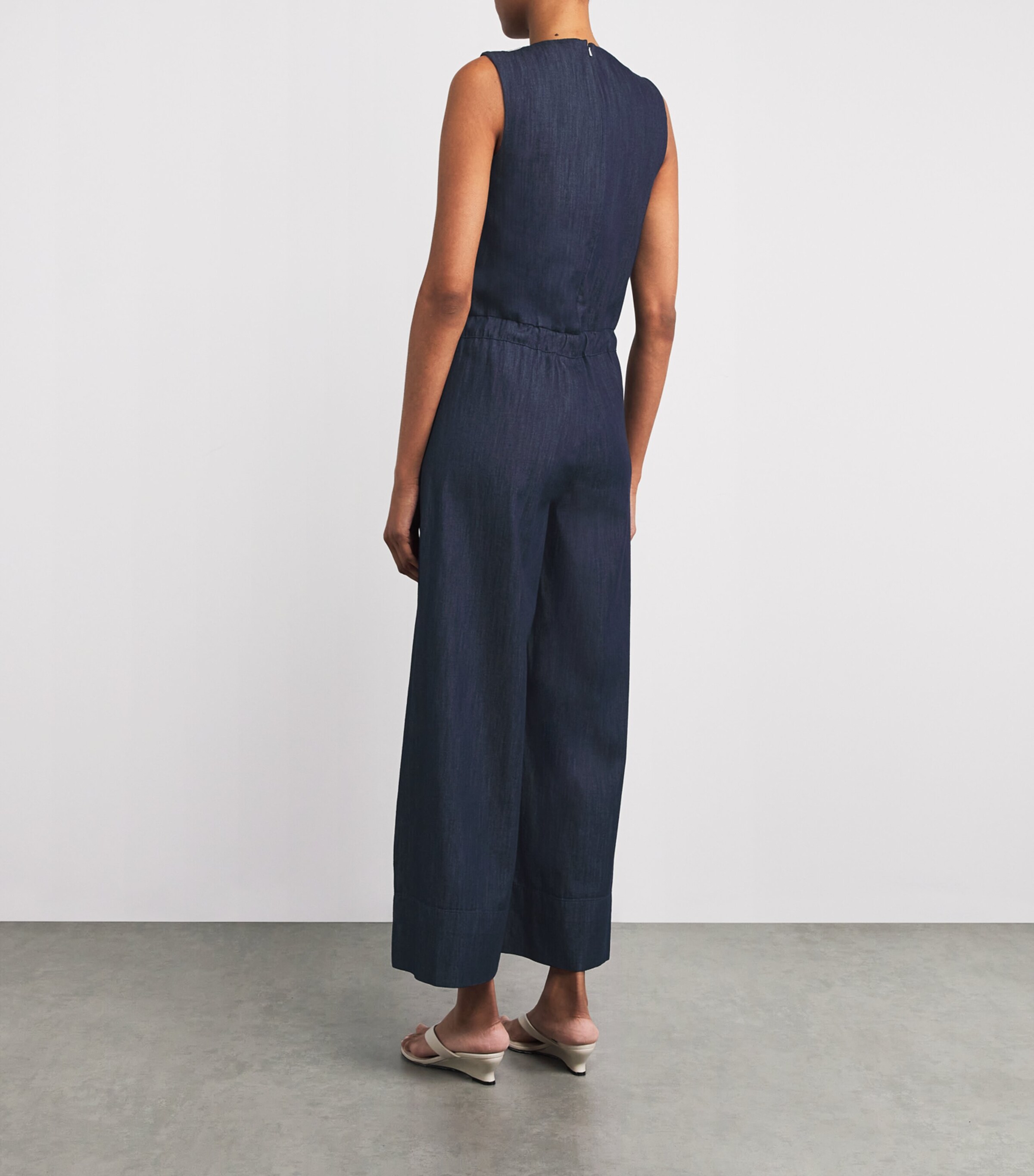 S MAX MARA ジャンプスーツ Denise chambray jumpsuit1079091 S MAX MARA ジャンプスーツ Denise chambray jumpsuit1079091