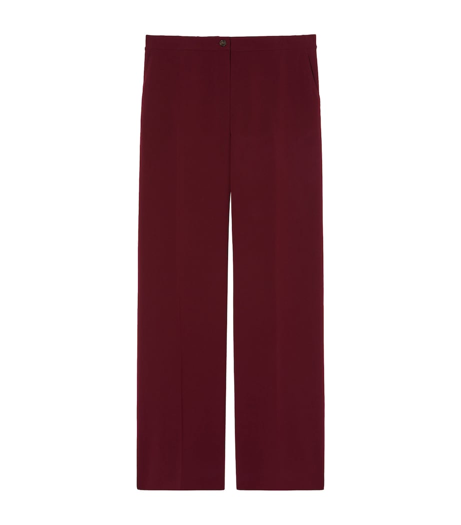 Cady Franz Straight Trousers BORDEAUX Image 1