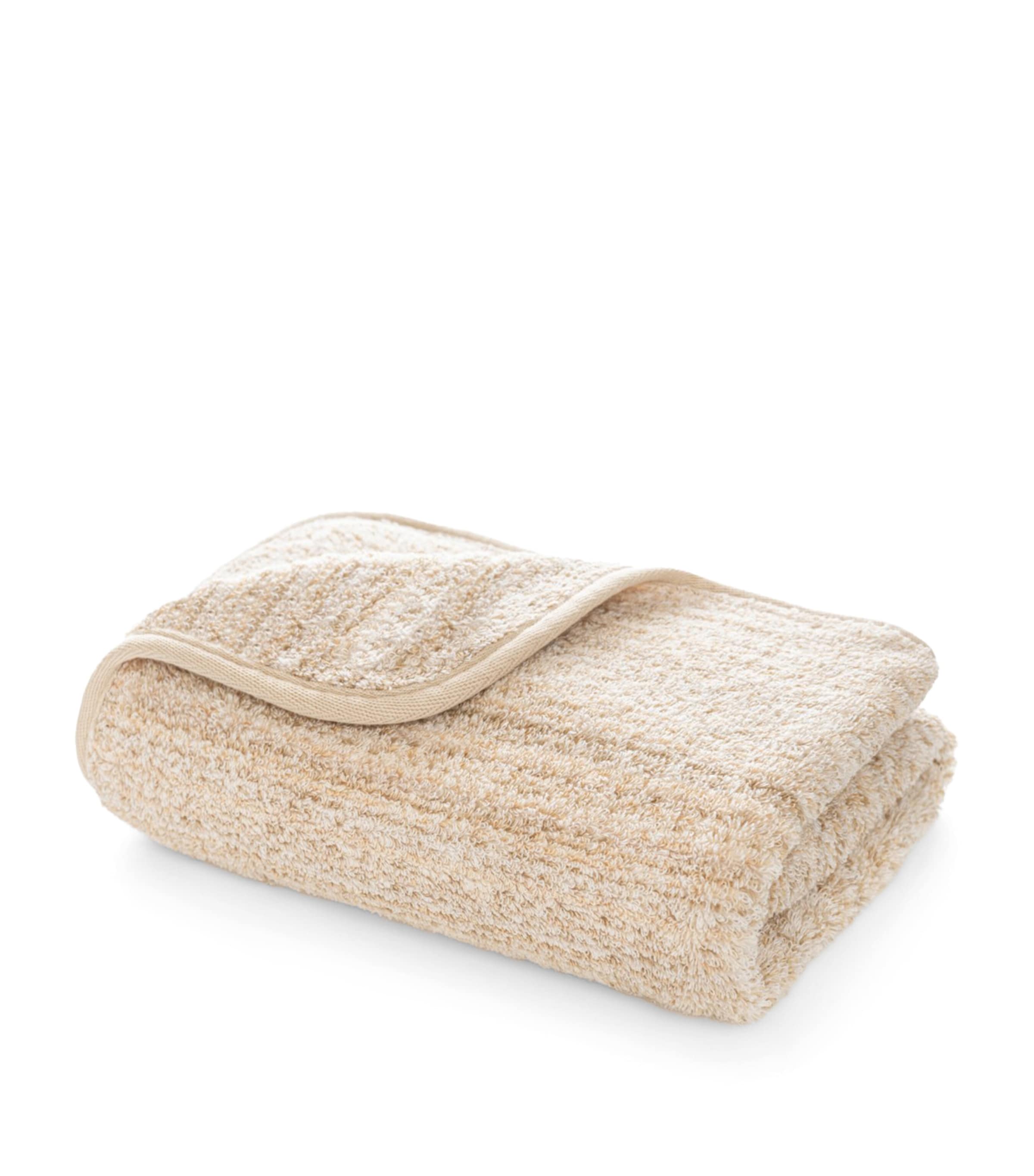 GRACCIOZA Porto Bath Sheet (95cm x 150cm) Snow/fog Image 4