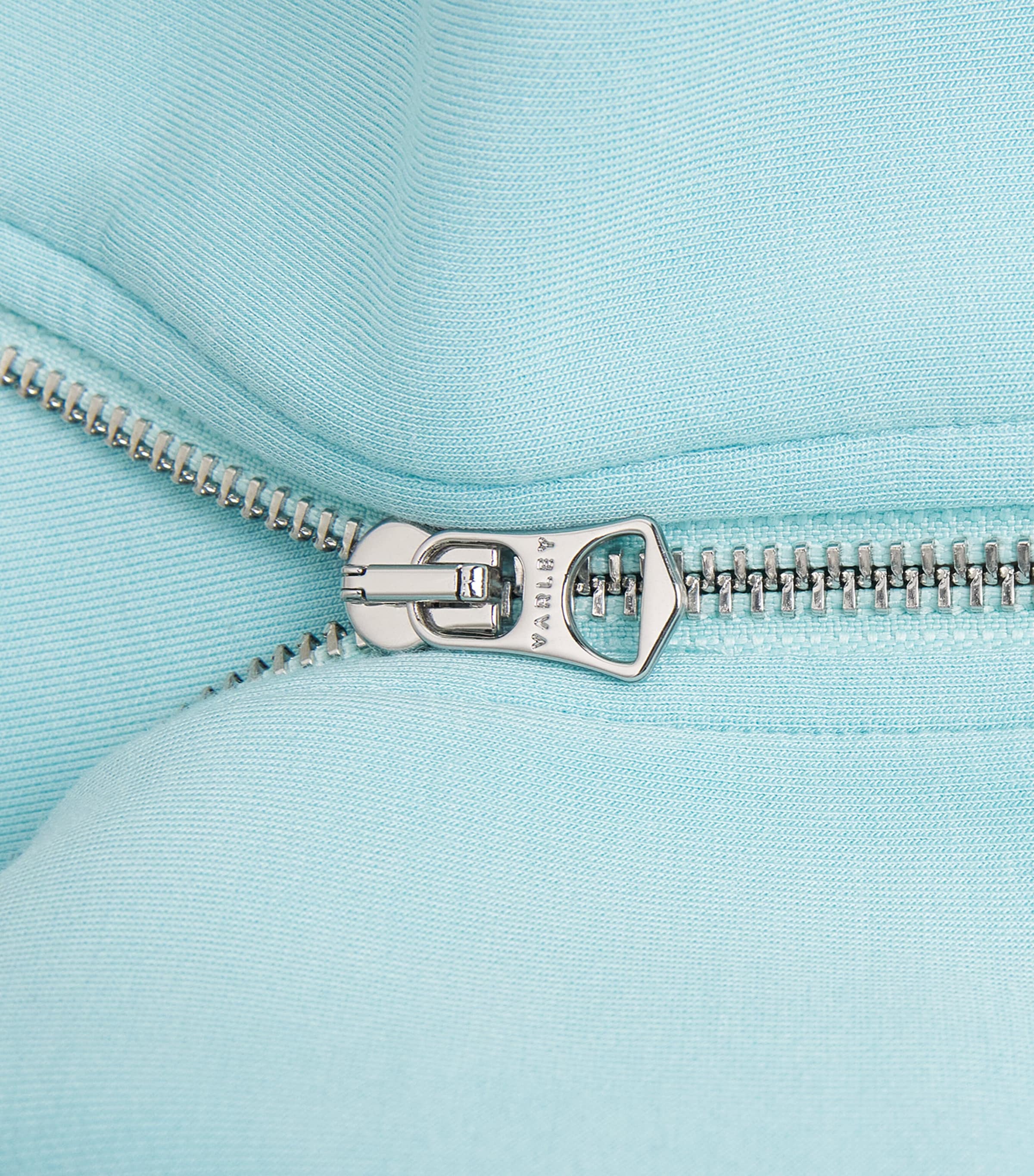 Varley Womens DoubleSoft Hawley Half-Zip Sweatshirt Porcelain Blue Image 6