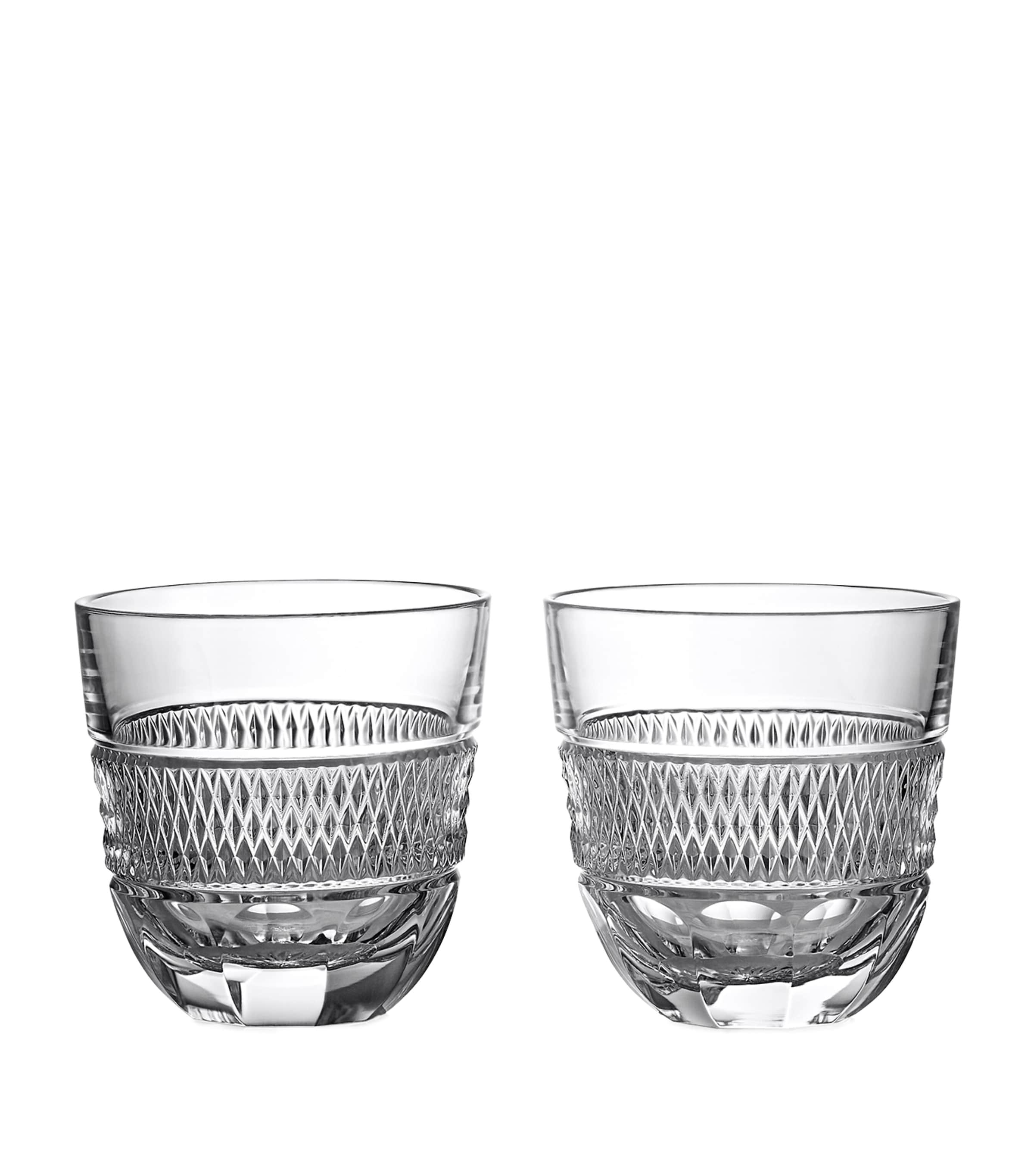 Waterford Set of 2 Crystal Copper Coast Tumblers | Dining | Glassware | Tumblers | Designers | Waterford