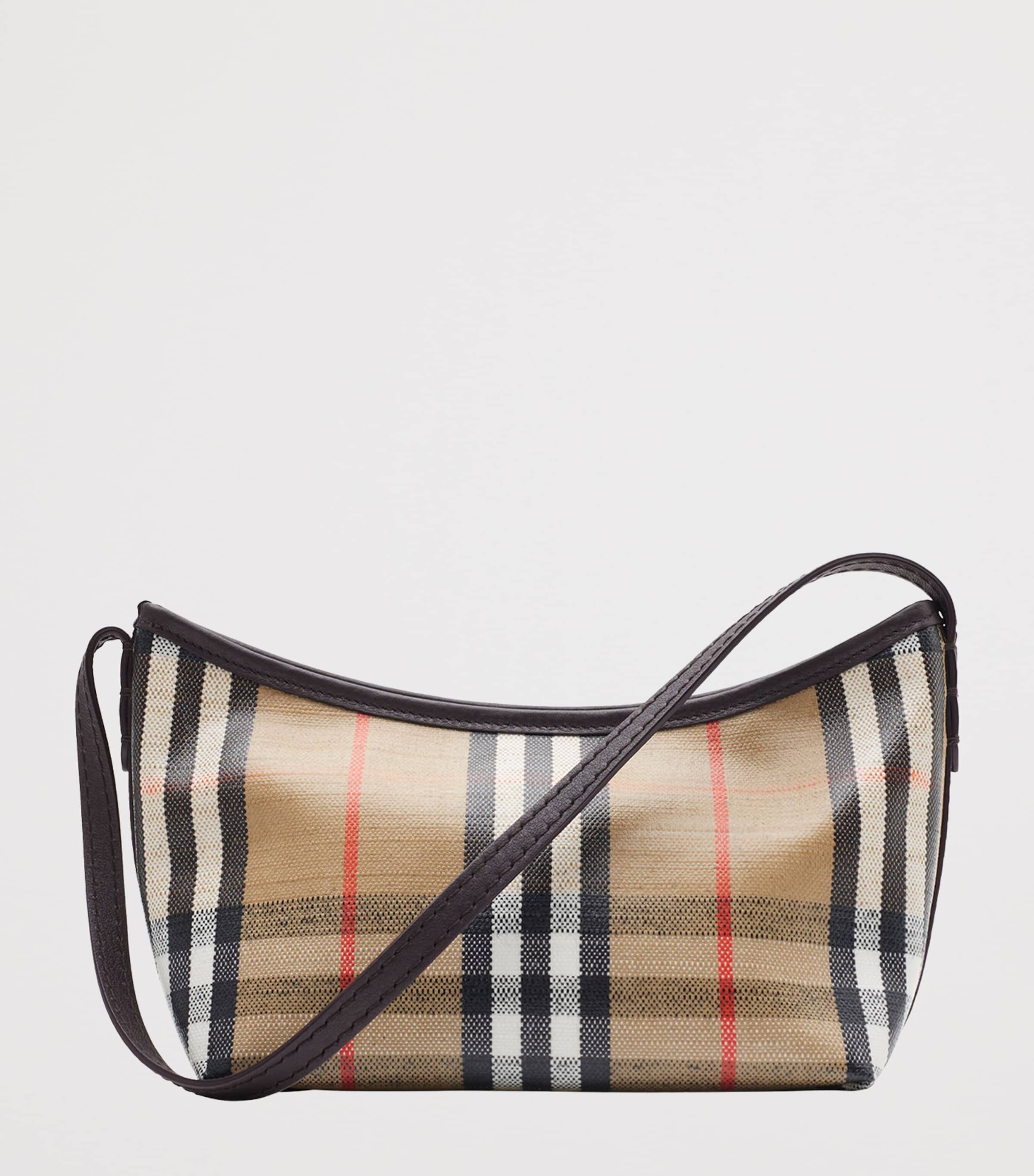 Mini Check Shoulder Bag SAND Image 5