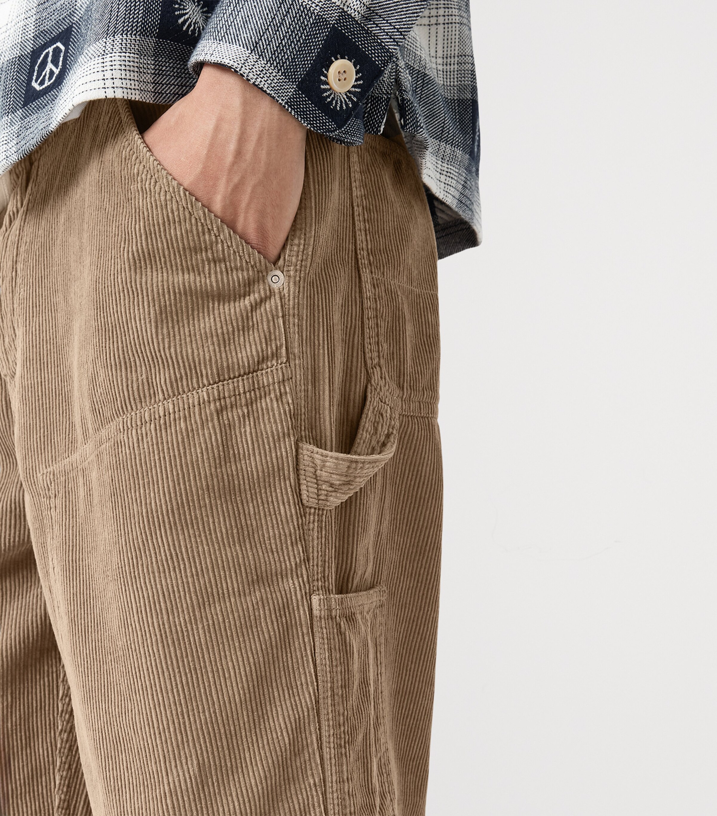 Corduroy Dunstan Trousers GULL BROWN Image 10