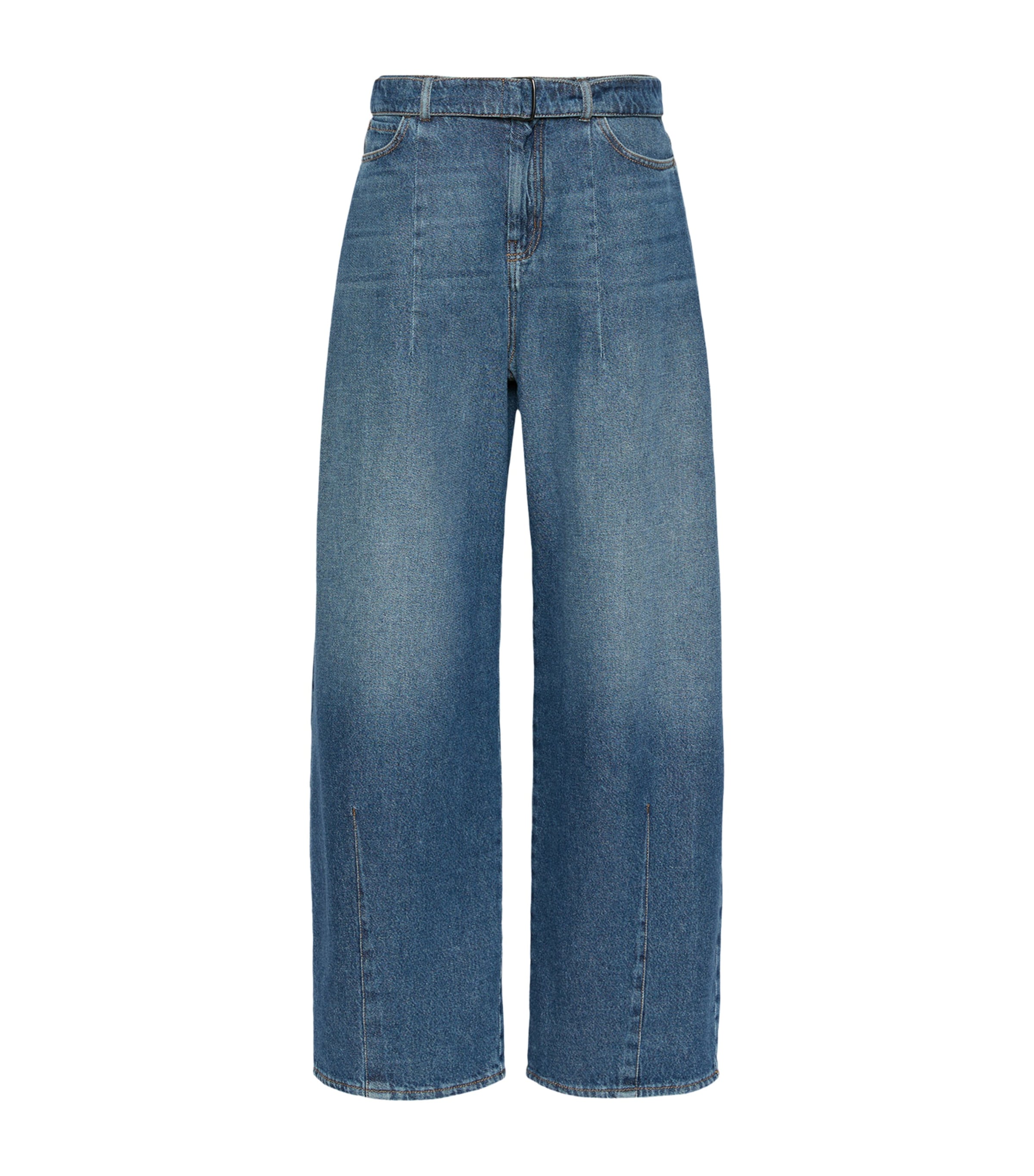 Weekend Max Mara Womens Wide-Leg Jeans Navy Image 1