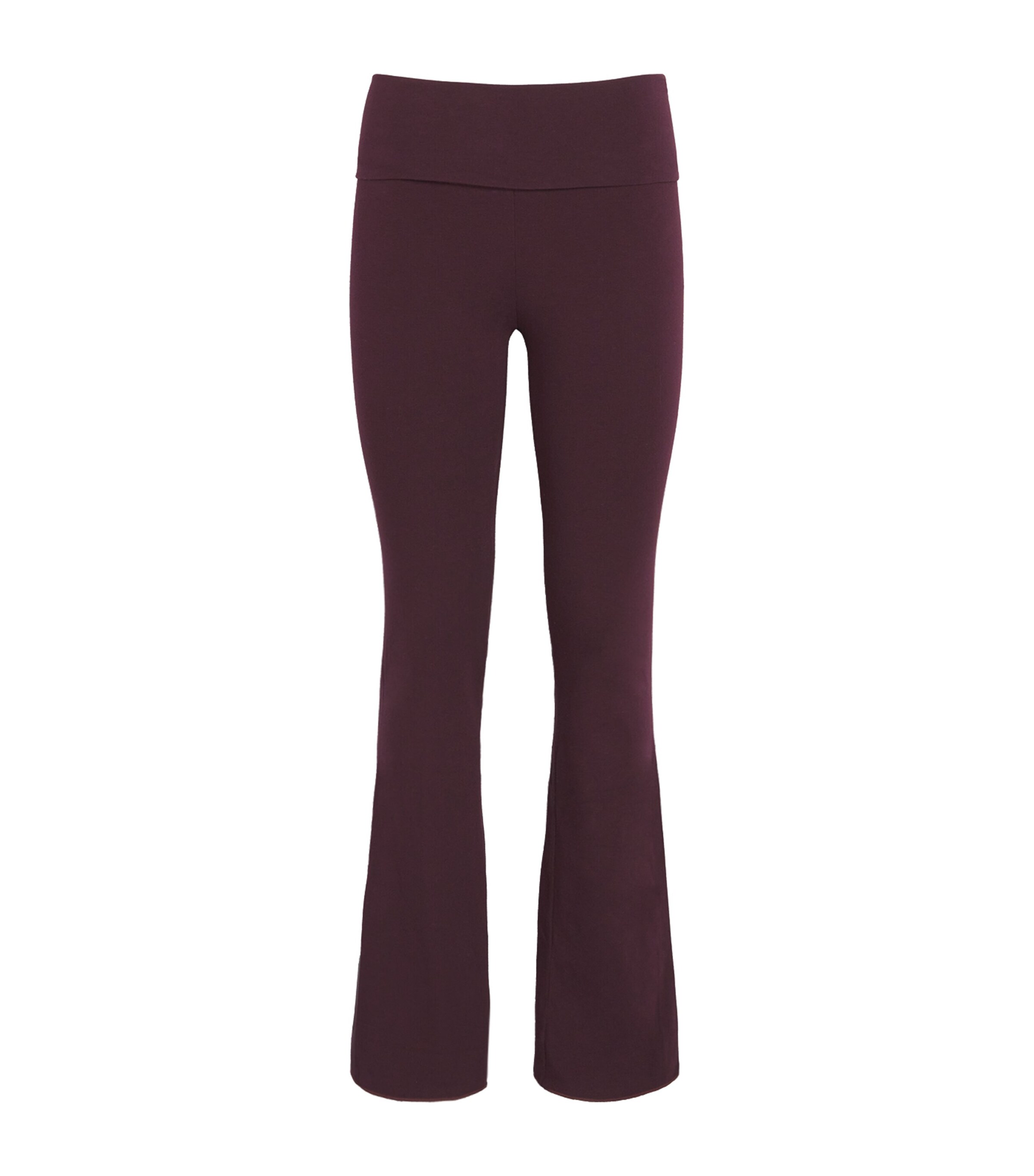 Skims Cotton-Blend Jersey Foldover Trousers | Women Clothing | Trousers | Joggers | Loungewear | Lounge Bottoms | Designers | Skims | Nightwear