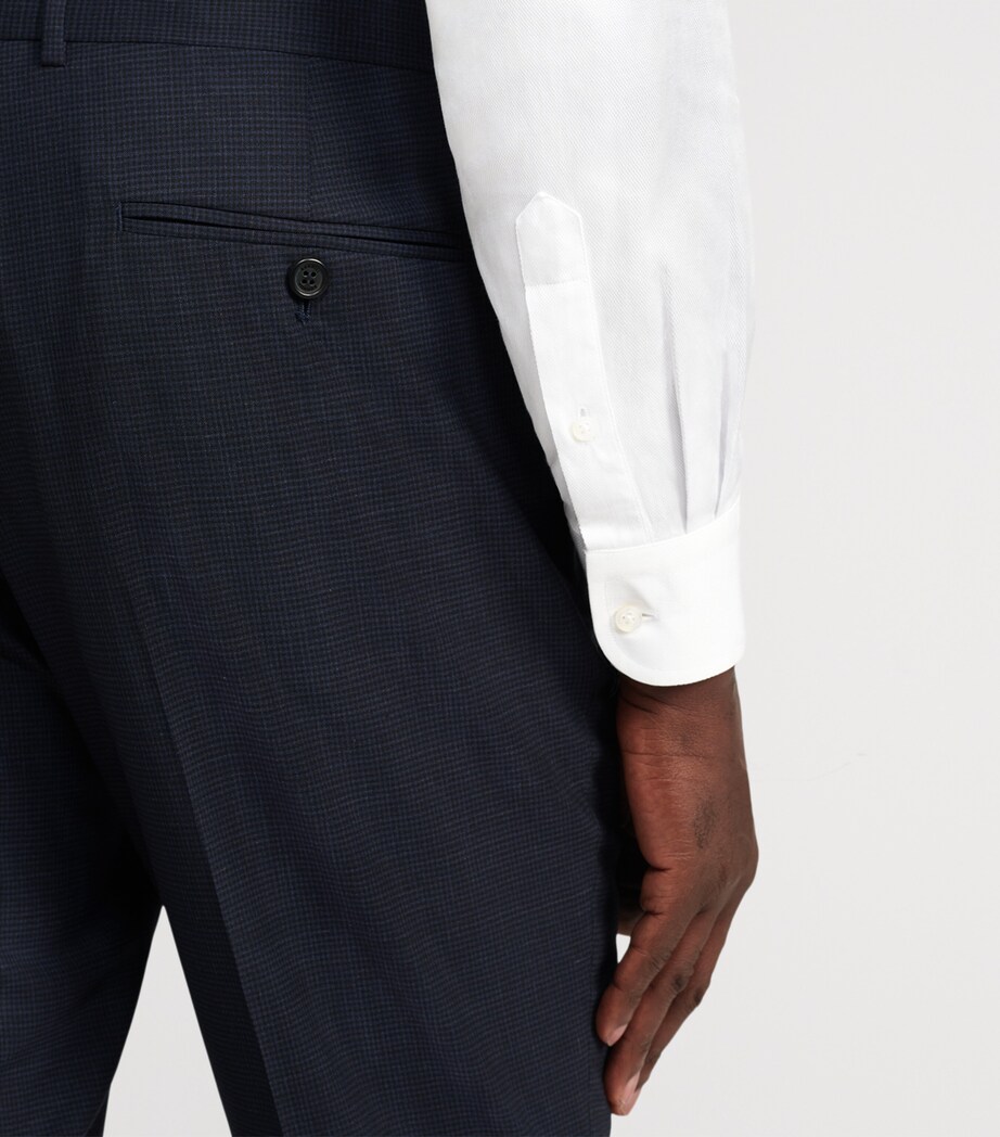 Sea Island Cotton Formal Shirt 100WHITE Image 5