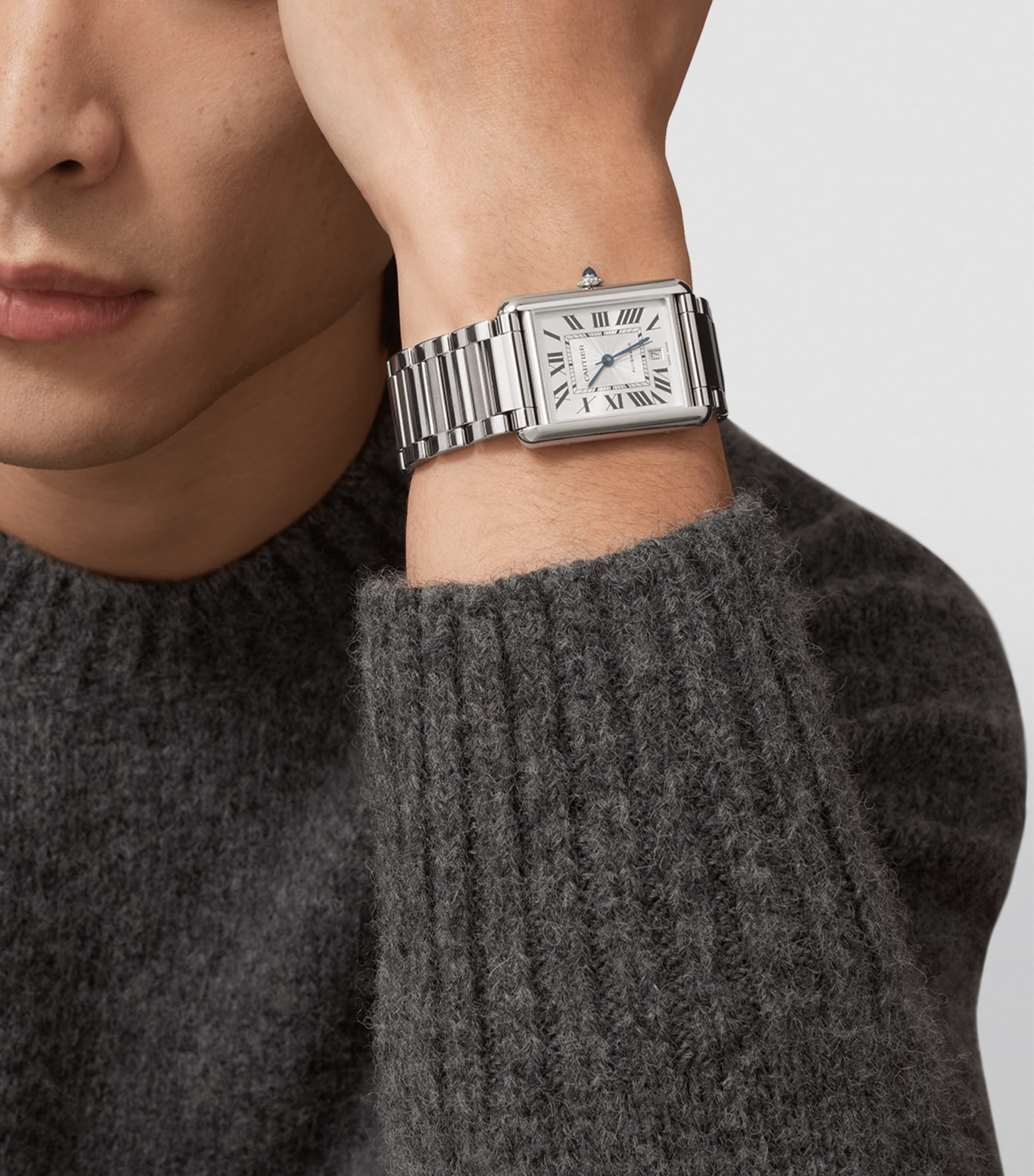 Extra-Large Steel Tank Must Watch 31mm STEEL Image 7