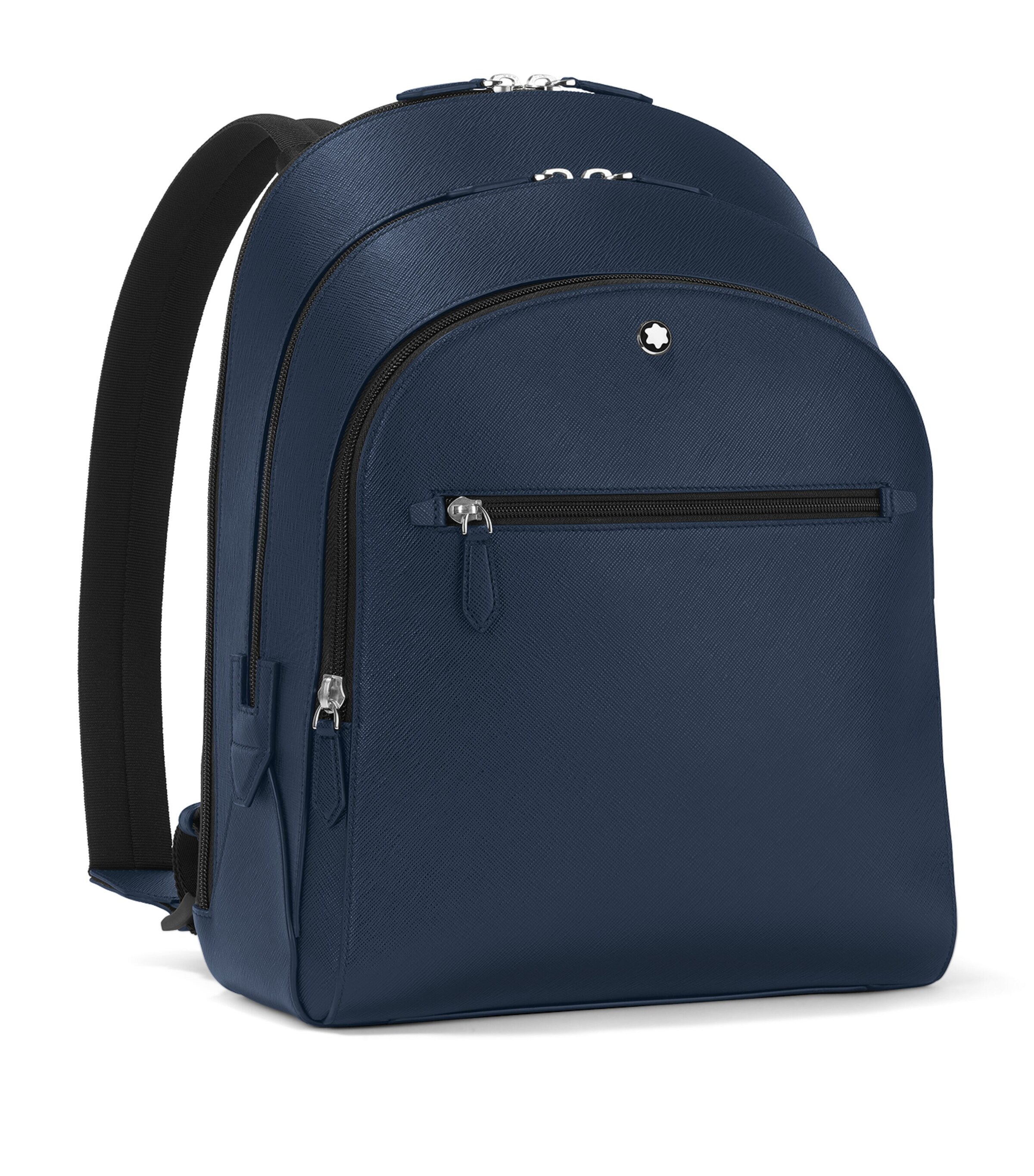 Medium Leather Sartorial Backpack INK BLUE Image 7