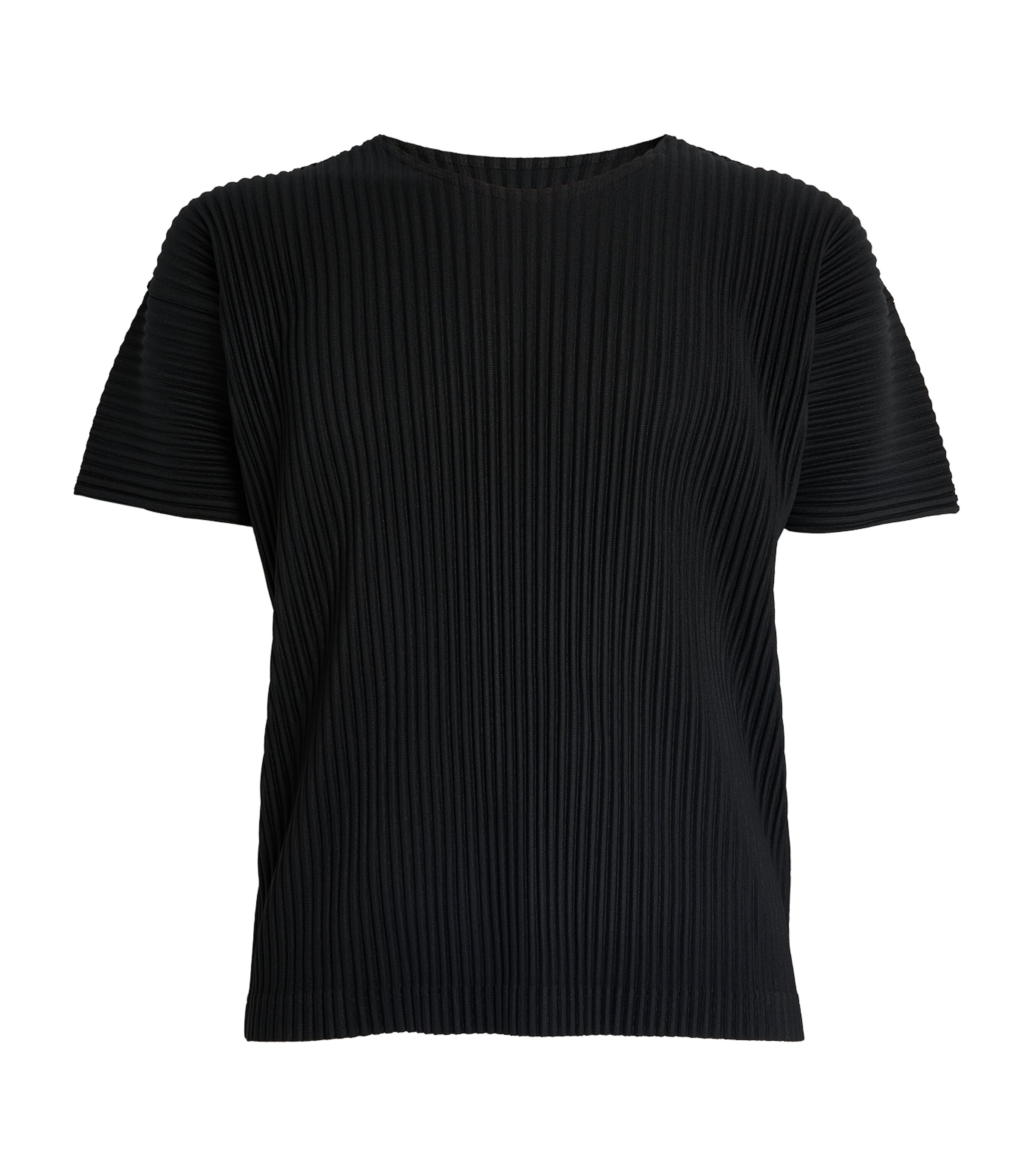 Issey Miyake Black Basics T-shirt In Black