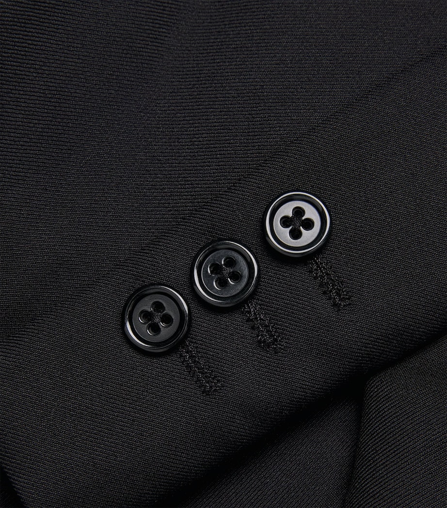 Emporio Armani Mens Wool Single-Breasted Blazer Image 5