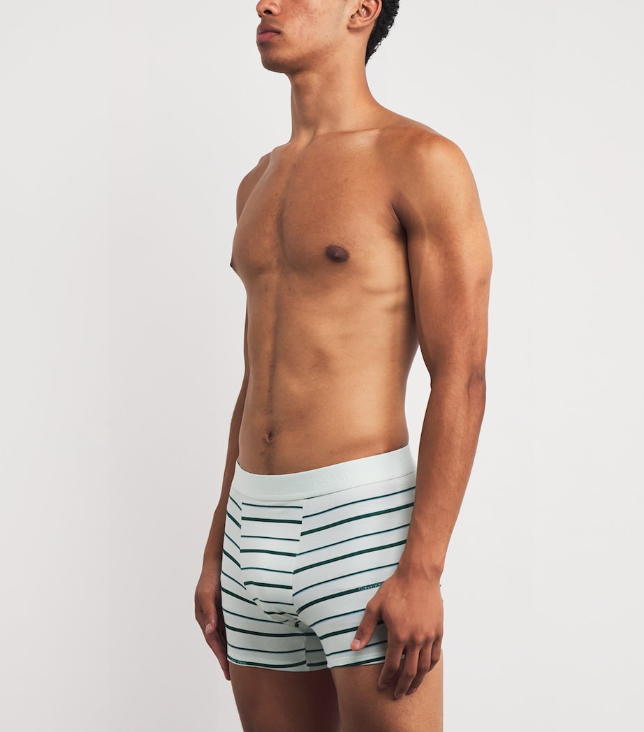 Stretch-Cotton Relaxed Trunks (Pack of 5) 0ERTURF/ Image 2