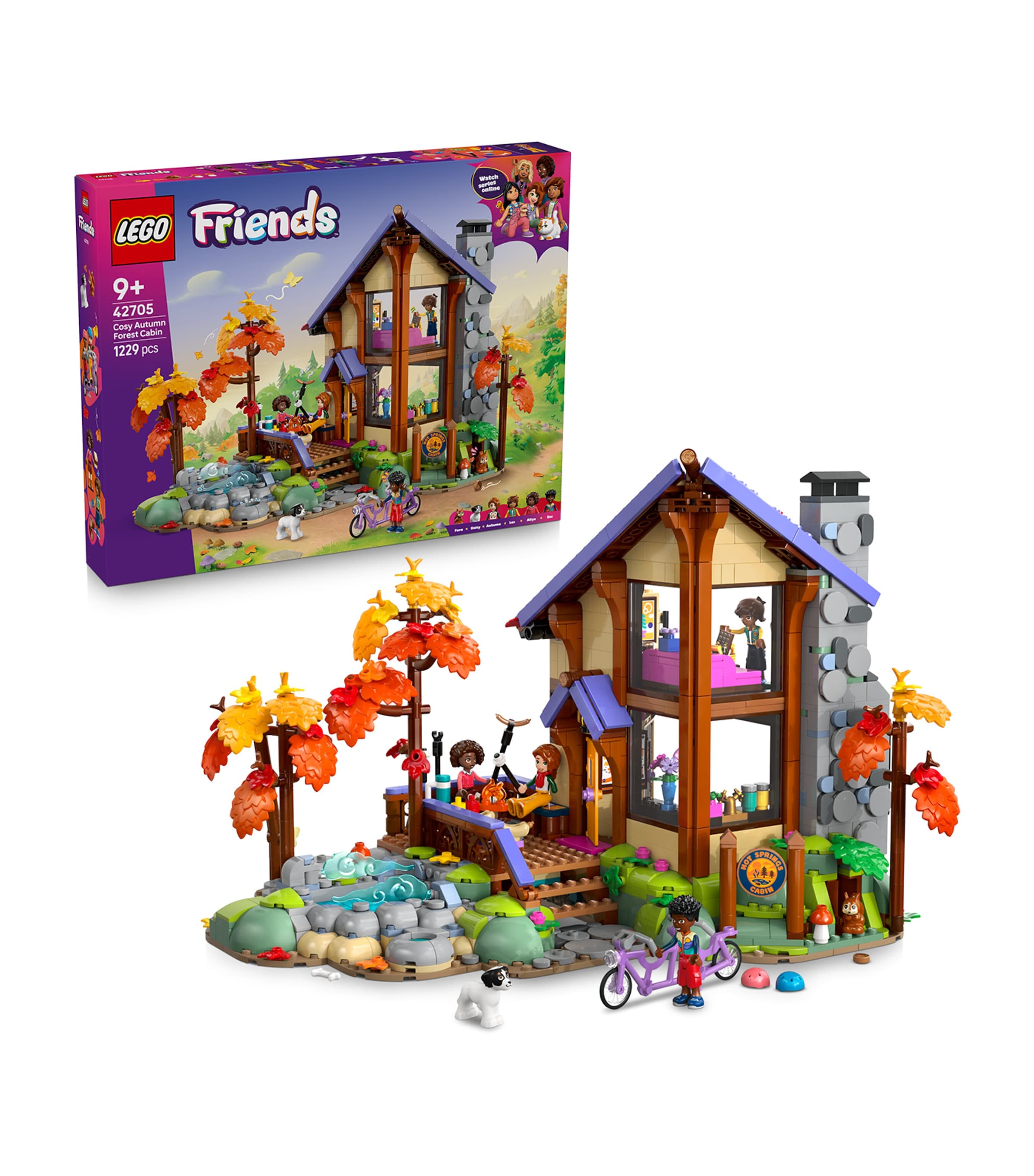 Lego LEGO Friends Cosy Autumn Forest Cabin 42705