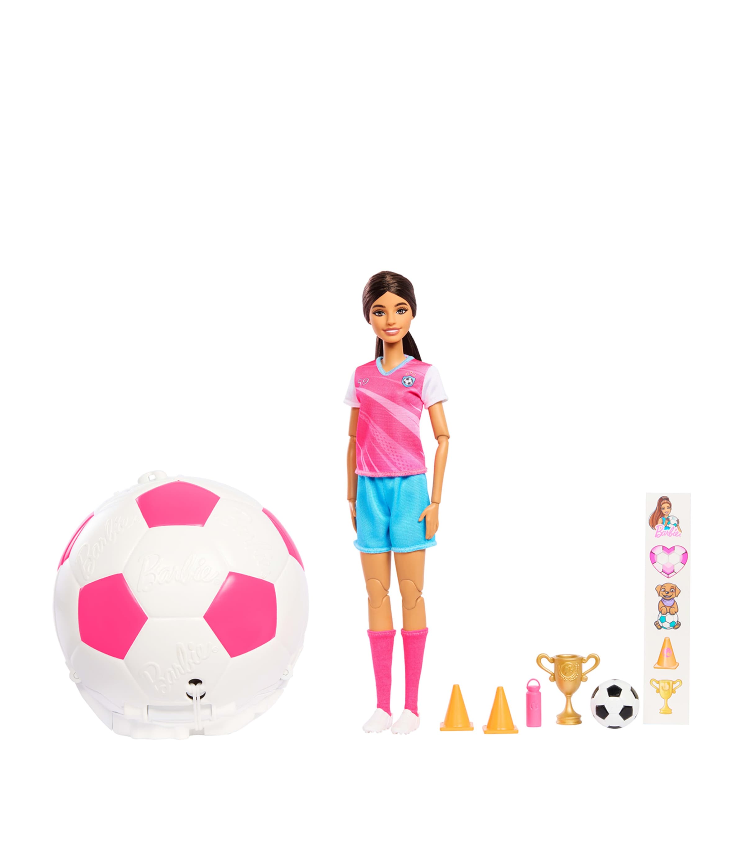 Barbie Barbie Roll & Reveal Soccer Player Doll Set Image 1