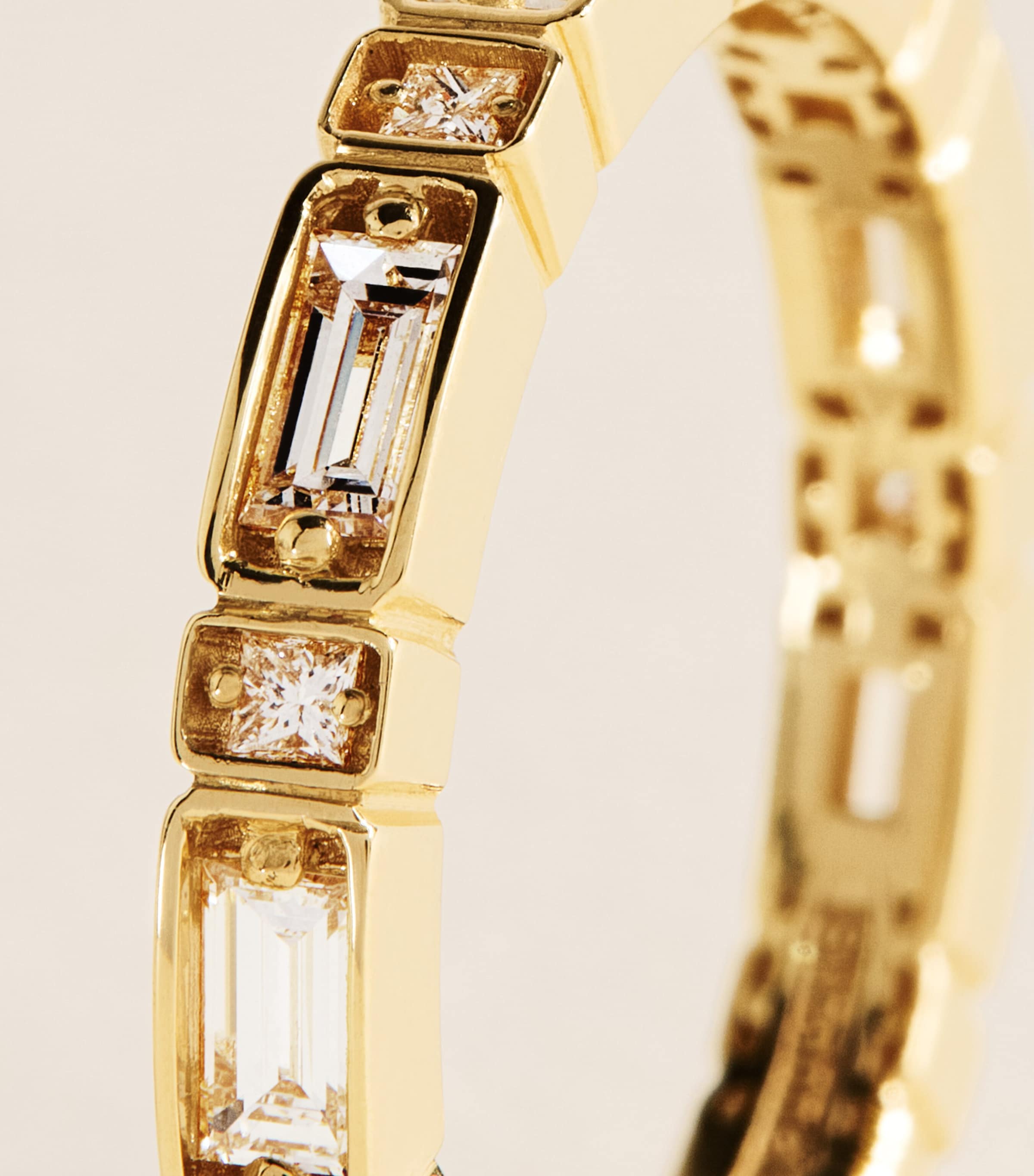 Suzanne Kalan Yellow Gold and Diamond Inlay Eternity Ring Yg/wd Image 5