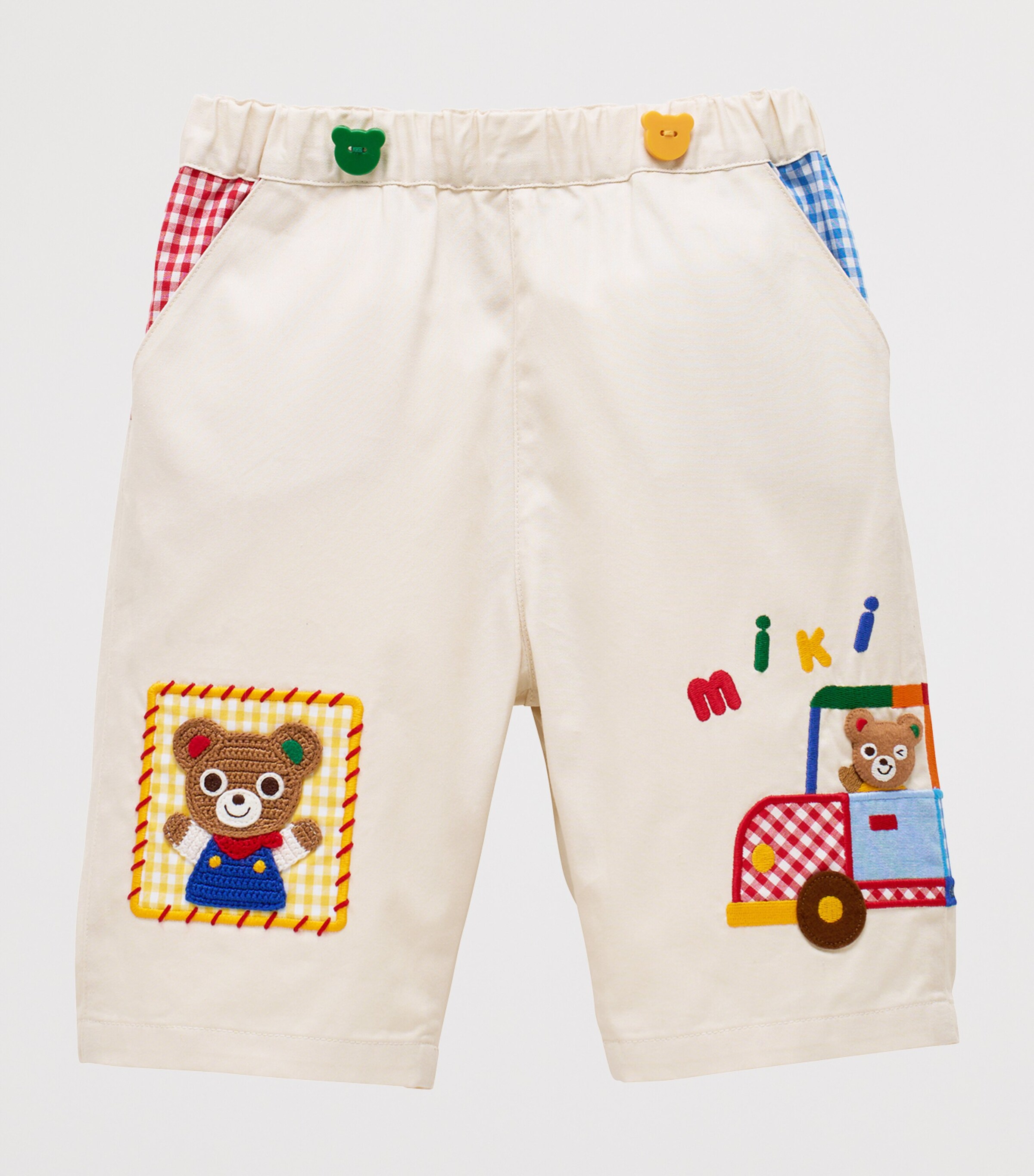 Miki House Cotton Pucchi Suspender Shorts (2-4 Years) Image 5
