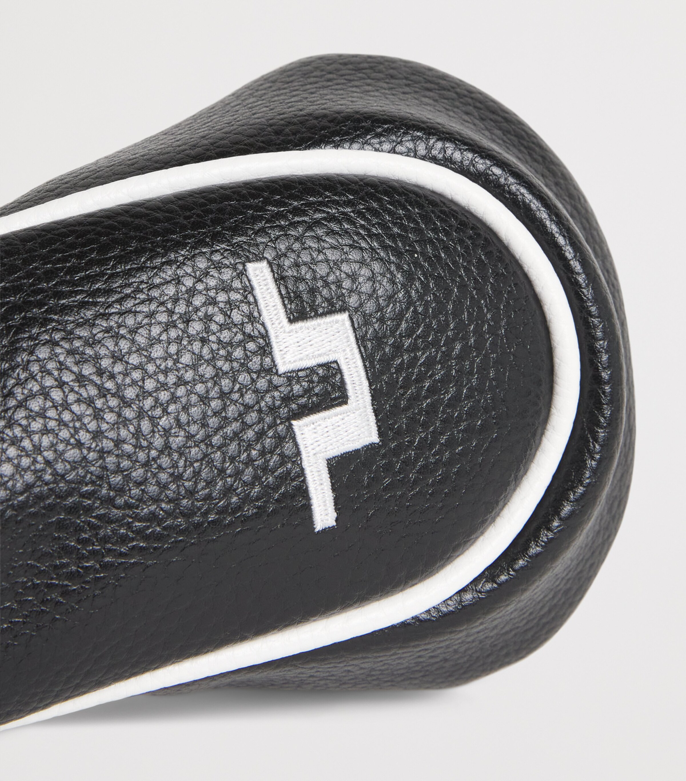 J Lindeberg Mens Faux Leather JL Hybrid Headcover Black Image 3