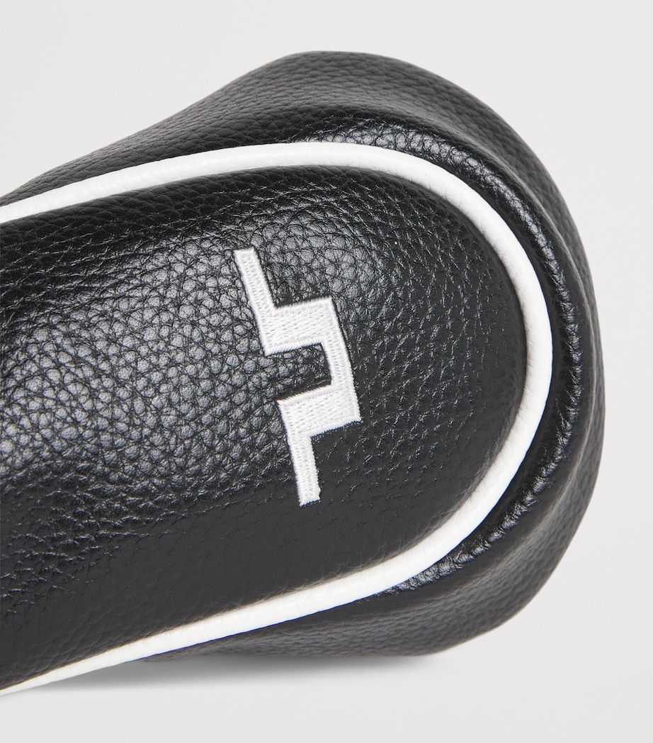 J Lindeberg Mens Faux Leather JL Hybrid Headcover Black Image 3