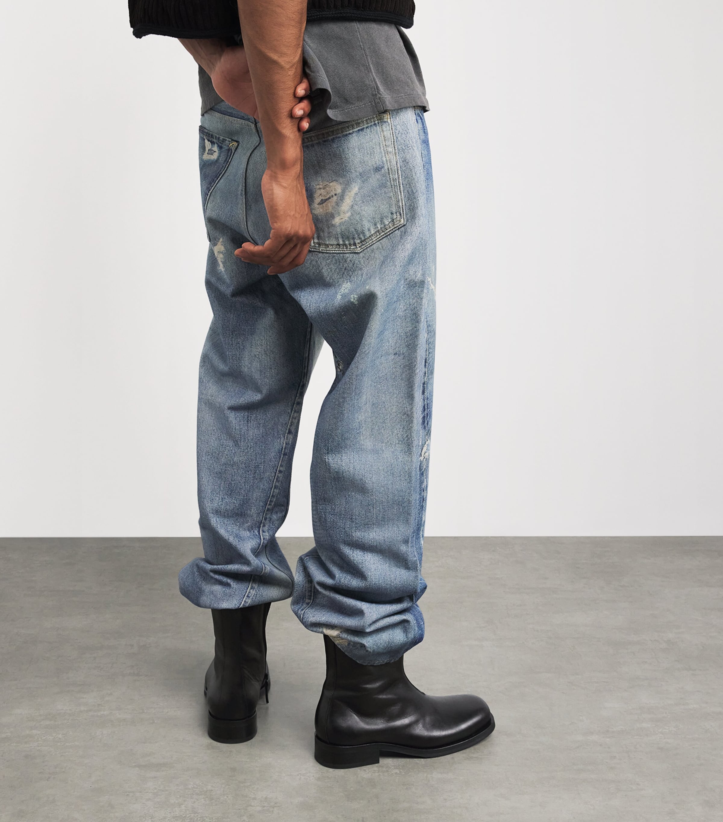 Our Legacy Leather Camion Ankle Boots Black Image 6