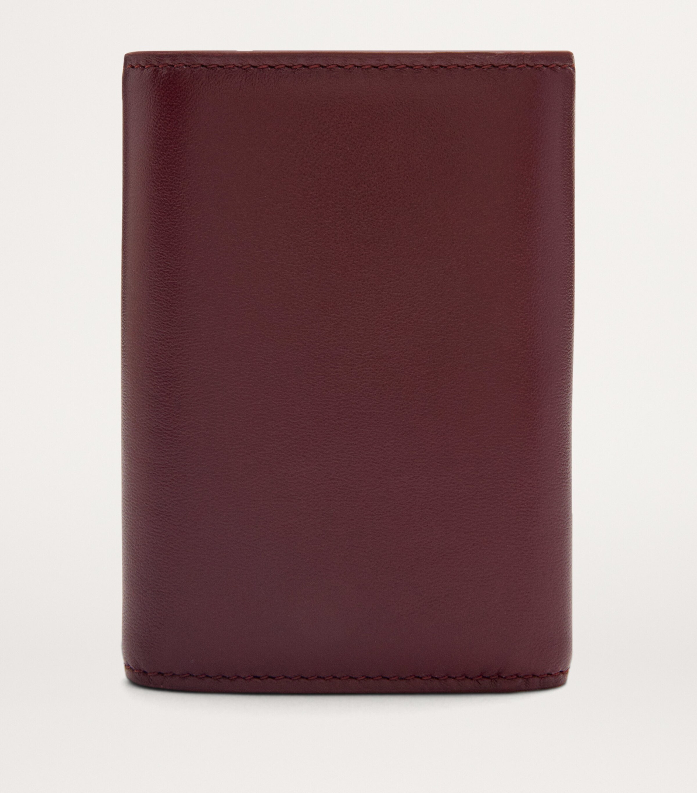 LOEWE Leather Anagram Vertical Wallet Dark Burgundy Image 4