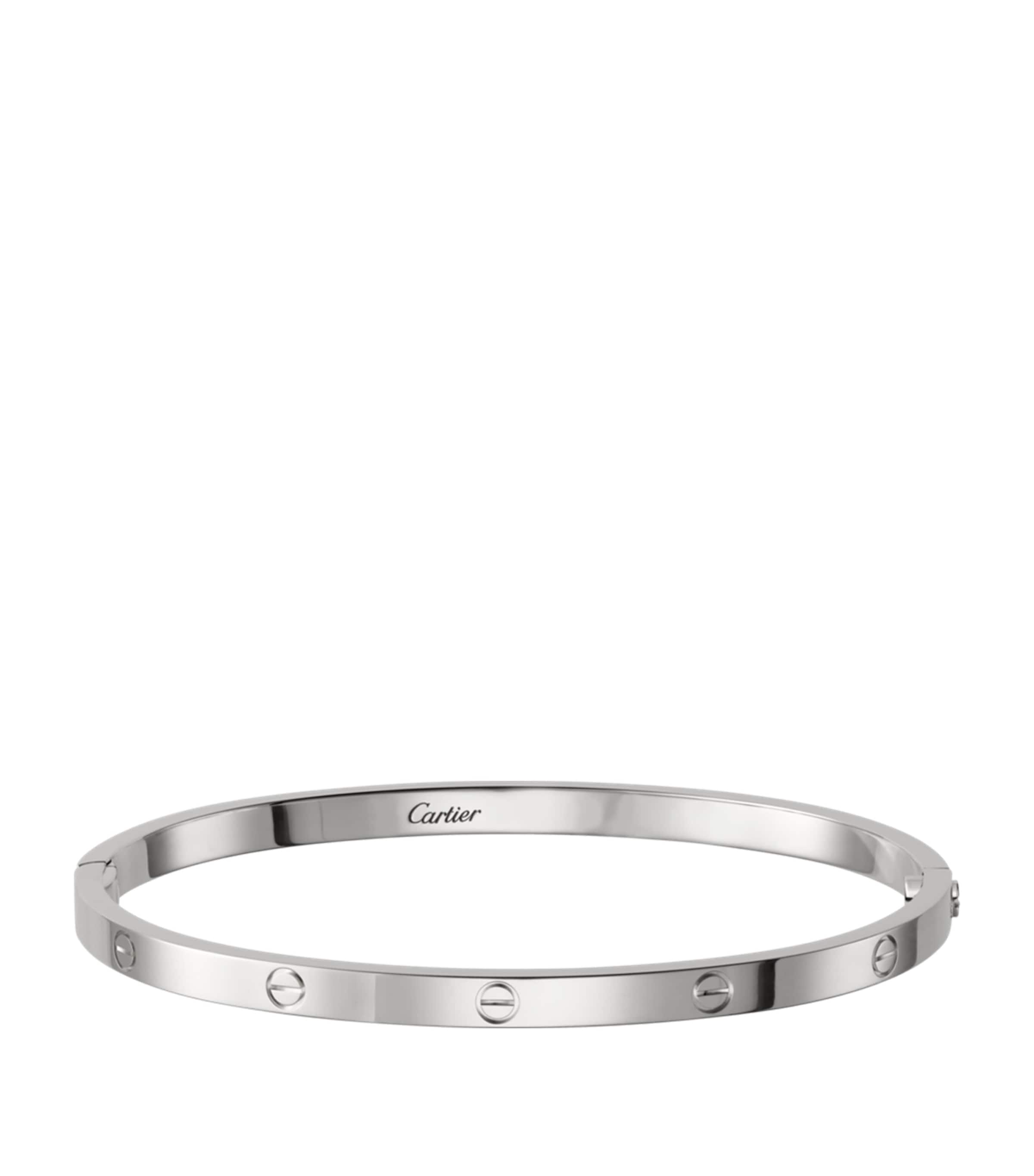 Cartier Small White Gold LOVE Bracelet White Gold Image 1
