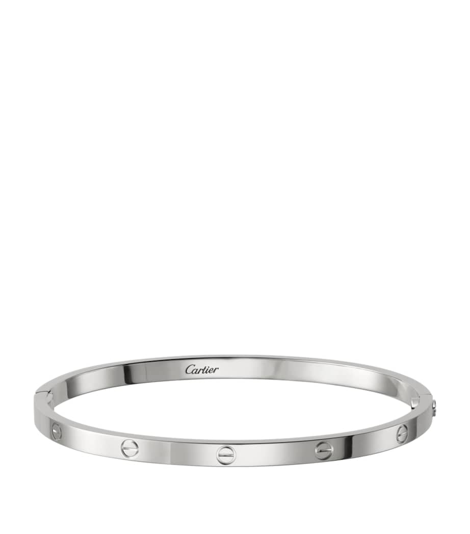 Cartier Small White Gold LOVE Bracelet White Gold Image 1