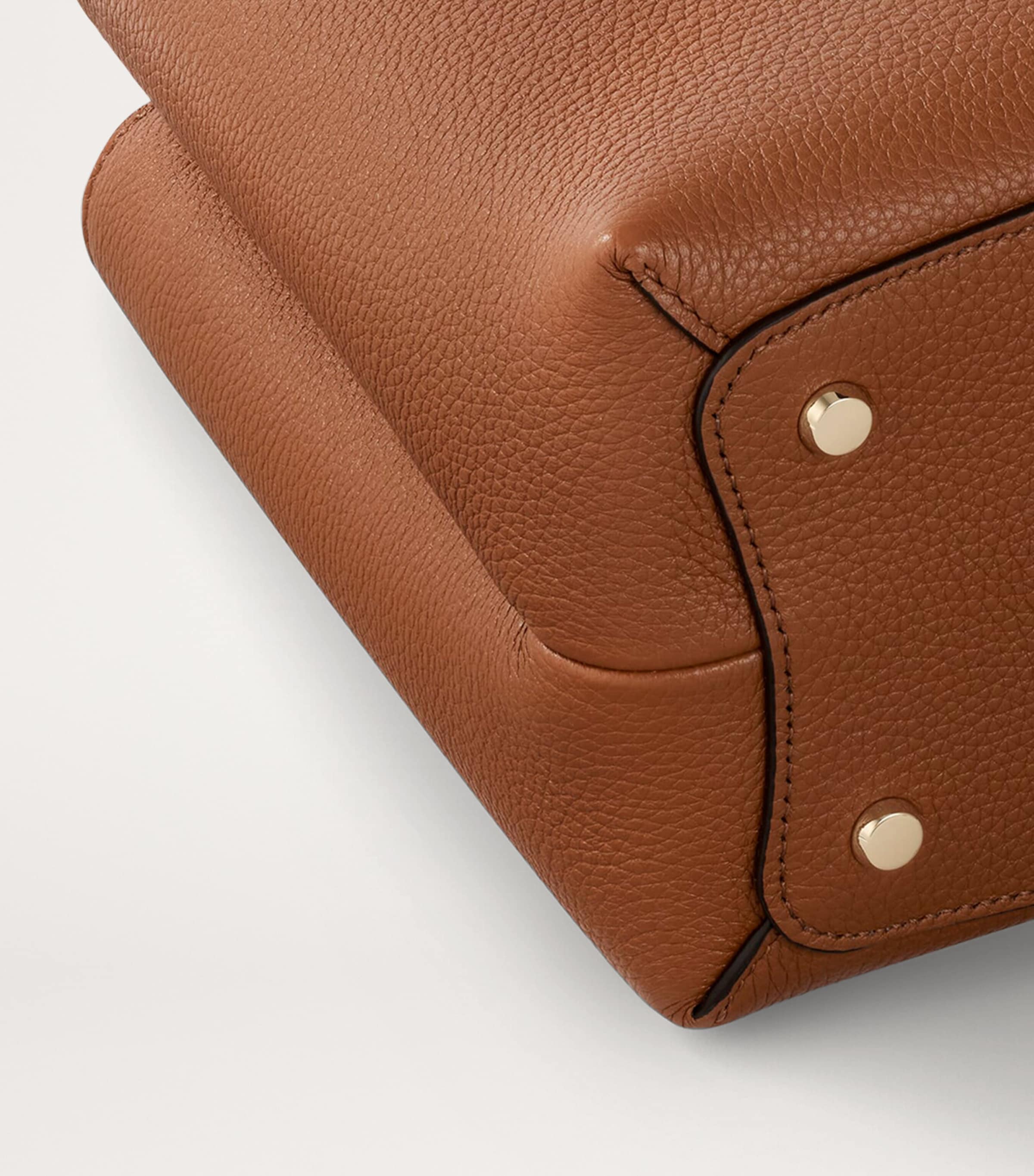 Small Calfskin Panthère de Cartier Top-Handle Bag CARAMEL Image 4